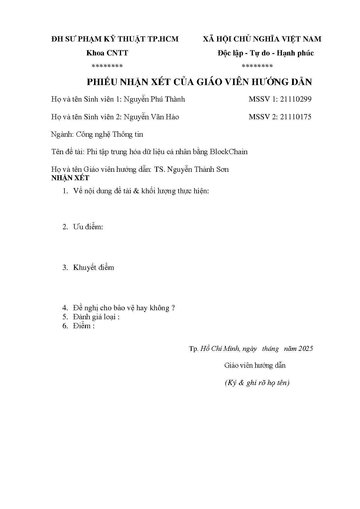 Đồ án tốt nghiệp - Phi tập trung hóa dữ liệu cá nhân bằng Blockchain - Trang 3