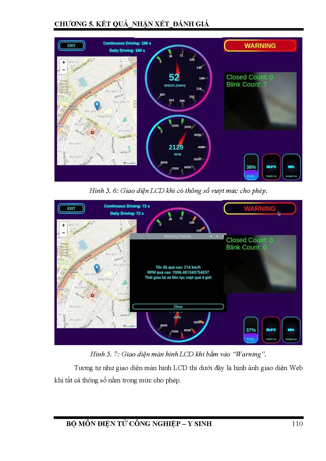 Đồ án tốt nghiệp - Thiết kế và thi công hệ thống giám sát tài xế, thông số xe sử dụng AI và Can Bus - Trang 126