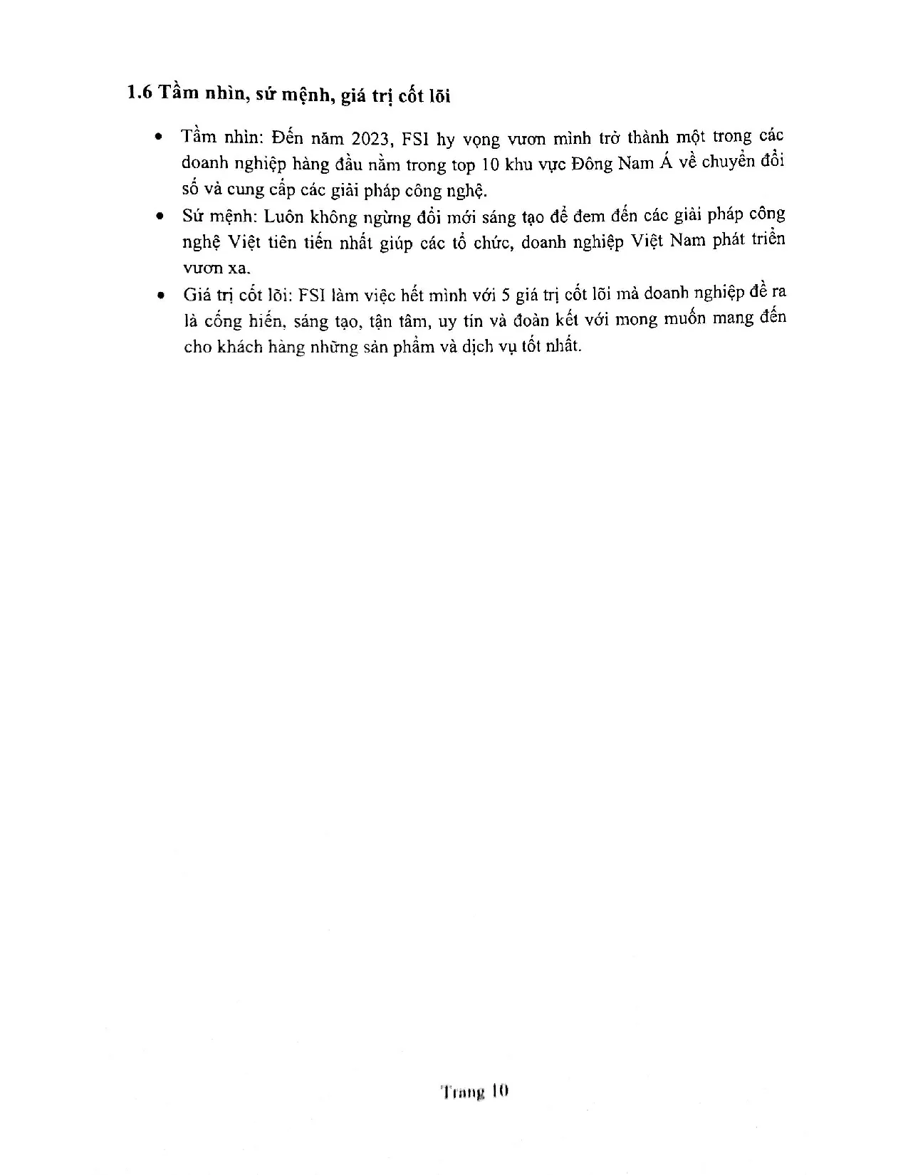 Đồ án tốt nghiệp - Triển khai phương pháp Six Sigma nhầm cải tiến chất lượng dự án FTCTCPĐTTMVPTCNF - Trang 19