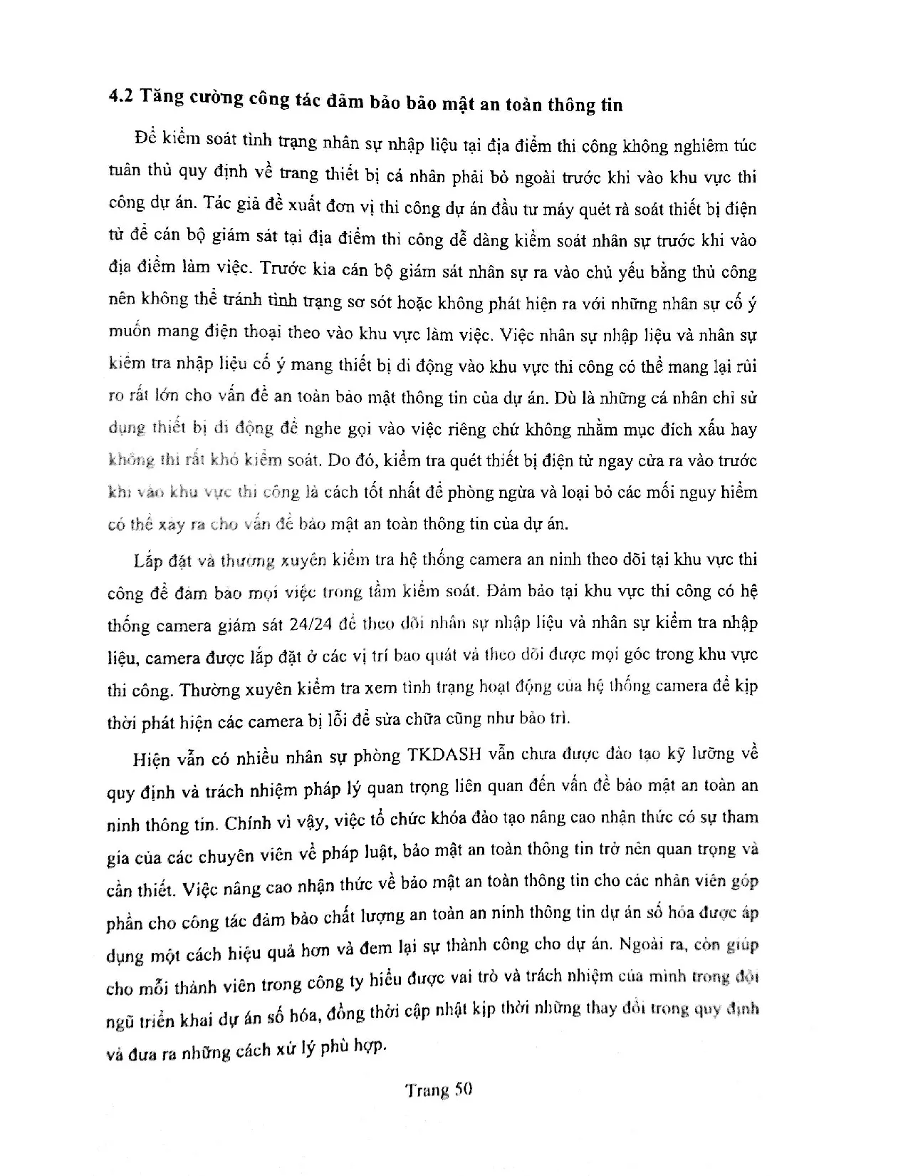 Đồ án tốt nghiệp - Triển khai phương pháp Six Sigma nhầm cải tiến chất lượng dự án FTCTCPĐTTMVPTCNF - Trang 59