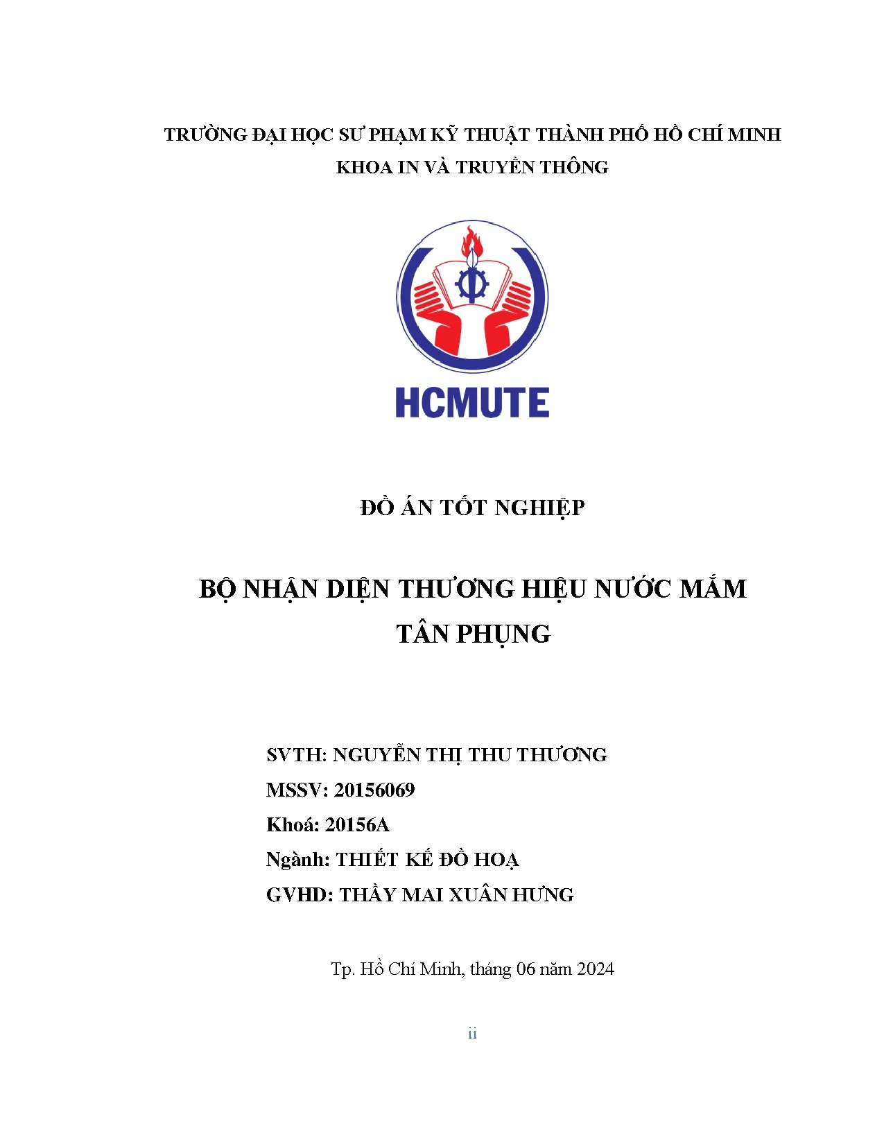 Đồ án tốt nghiệp - Bộ nhận diện thương hiệu nước mắm Tân Phụng - Trang 2