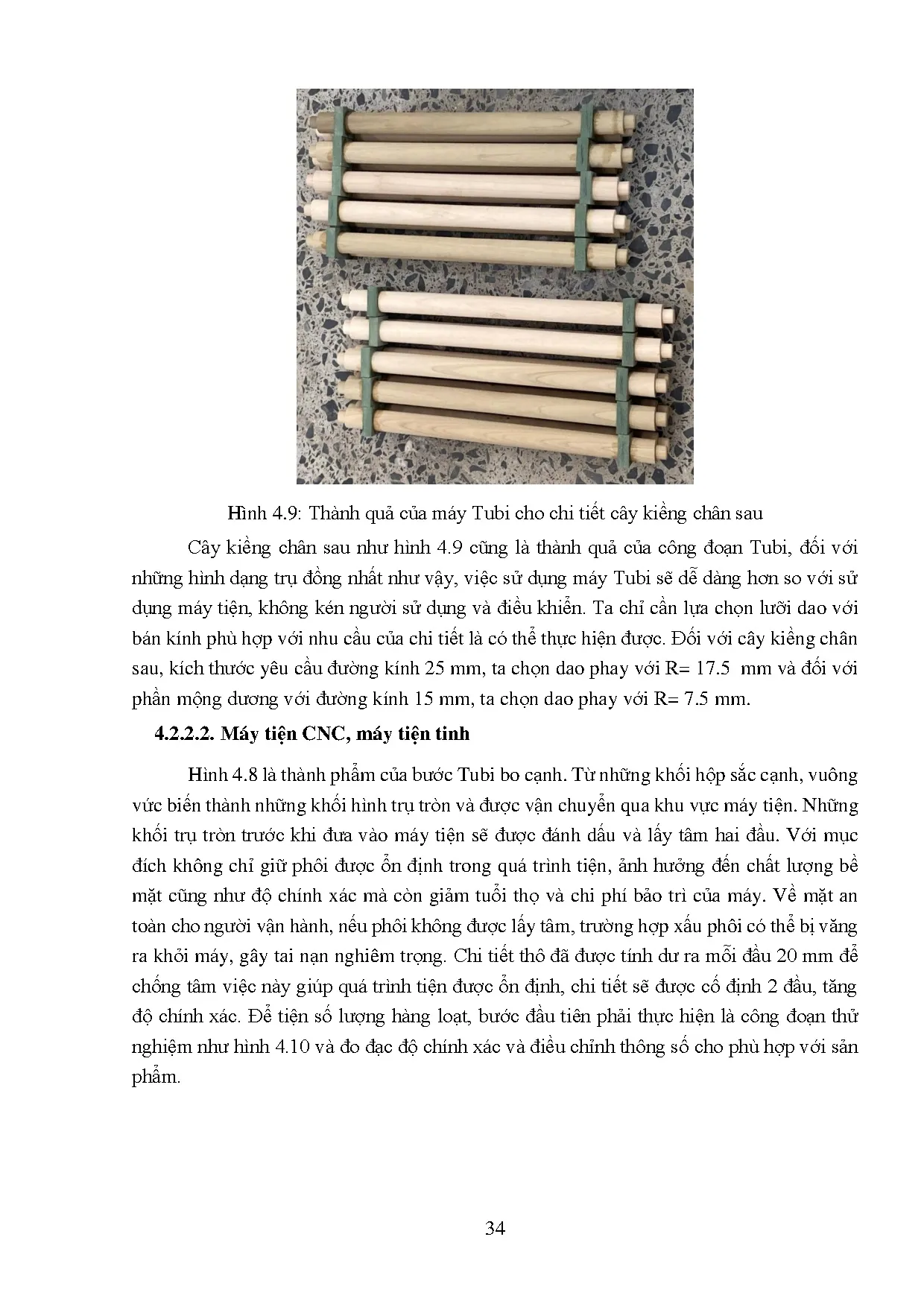 Đồ án tốt nghiệp - Khảo sát và cải tiến quy trình sản xuất sản phẩm ghế ăn tại công ty cổ PXDKTATN - Trang 47