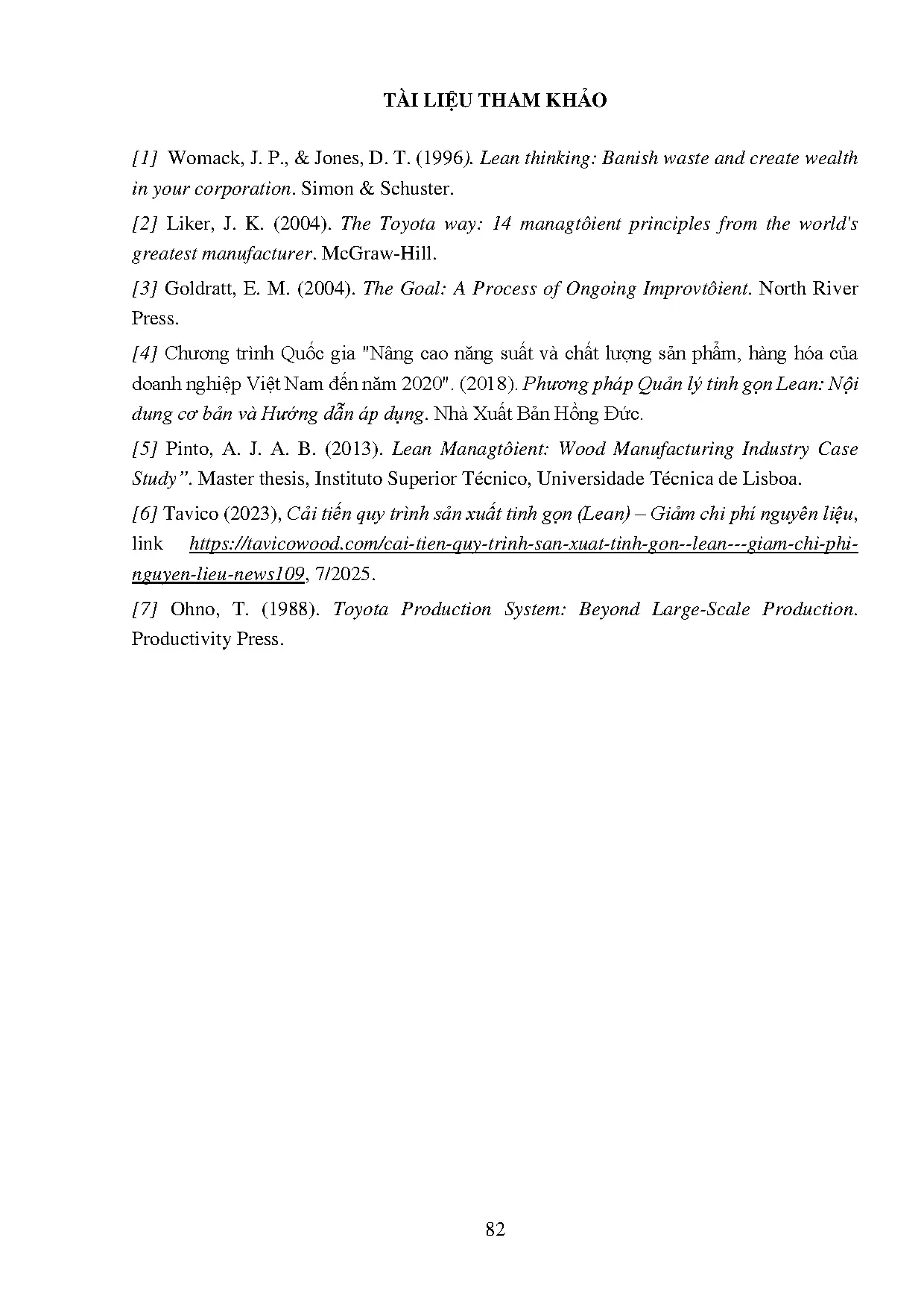 Đồ án tốt nghiệp - Khảo sát và cải tiến quy trình sản xuất sản phẩm ghế ăn tại công ty cổ PXDKTATN - Trang 95