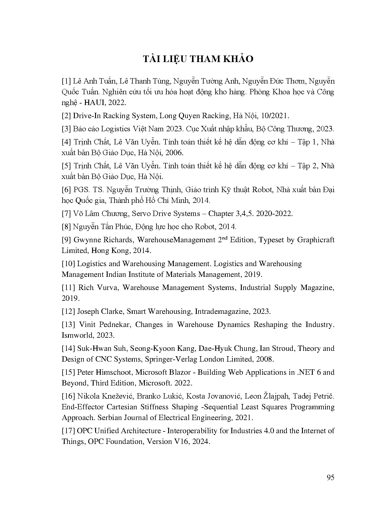 Đồ án tốt nghiệp - Nghiên cứu, thiết kế và triển khai hệ thống lưu kho phân phối hàng tự động - Trang 113