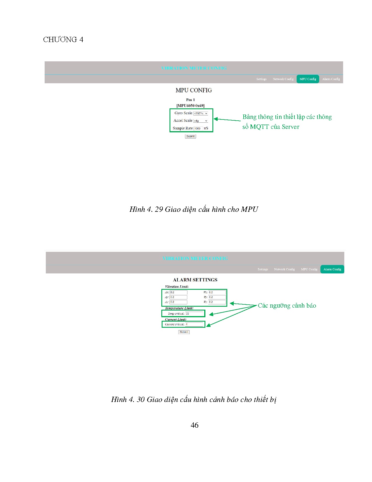 Đồ án tốt nghiệp - Thiết kế, chế tạo hệ thống giám sát và điều khiển thiết bị điện trong nhà máy - Trang 66