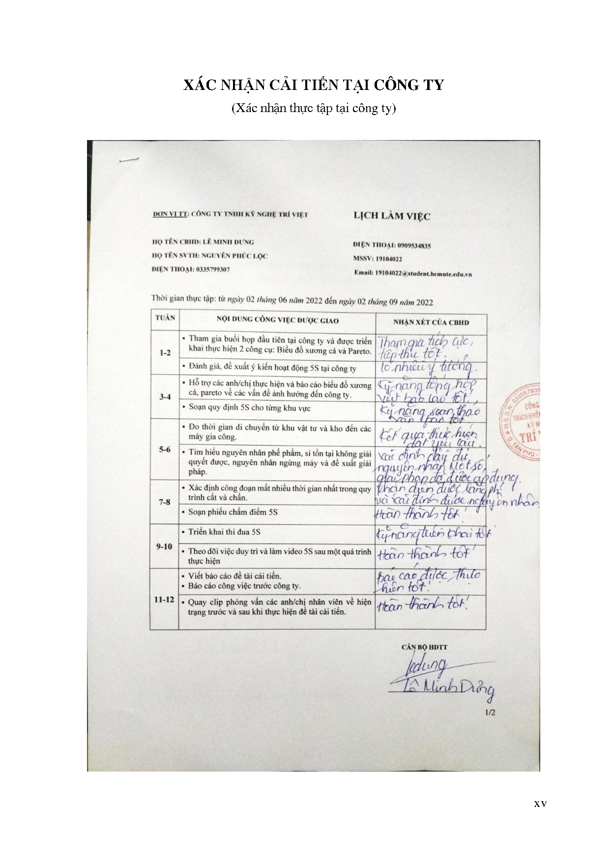 Ảnh một số trang tài liệu