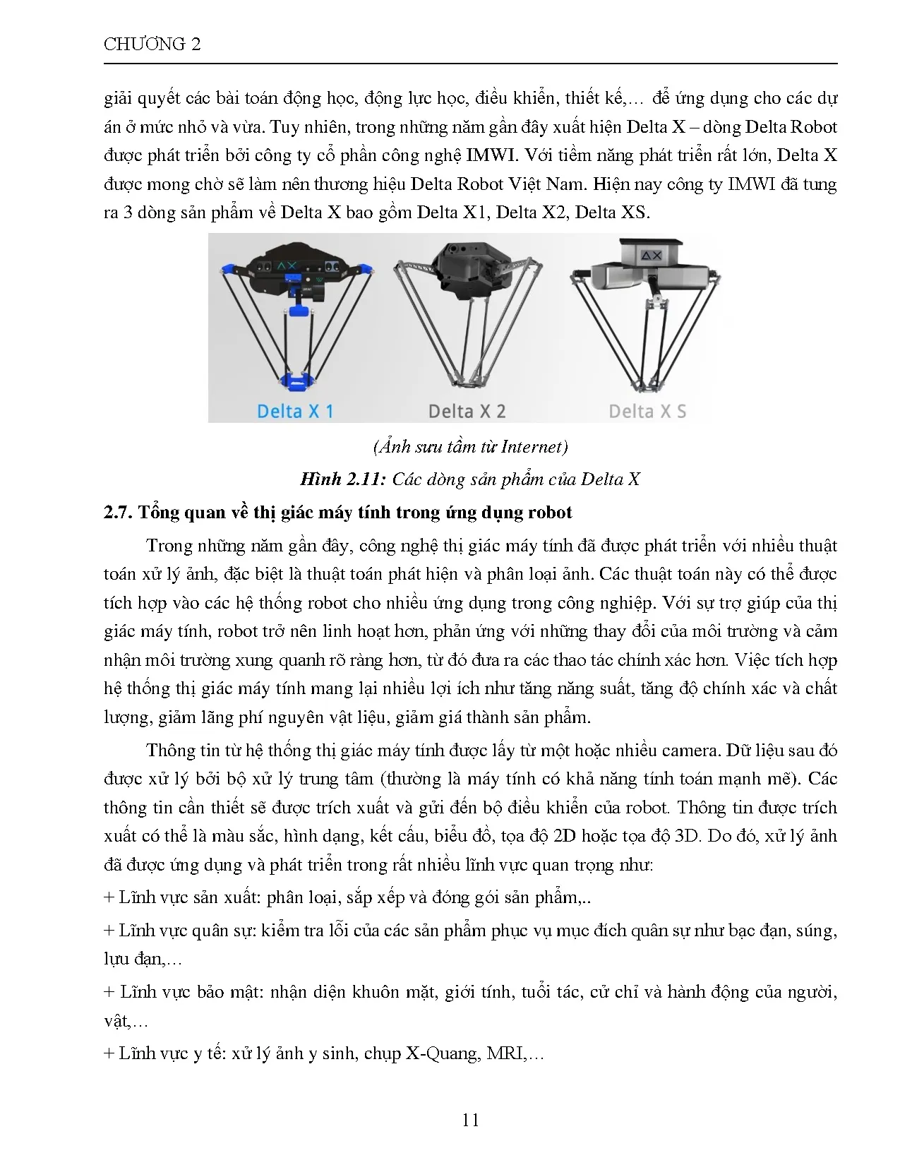 Đồ án tốt nghiệp - Nghiên cứu, chế tạo Delta robot dùng xử lý ảnh để phân loại sản phẩm - Trang 25