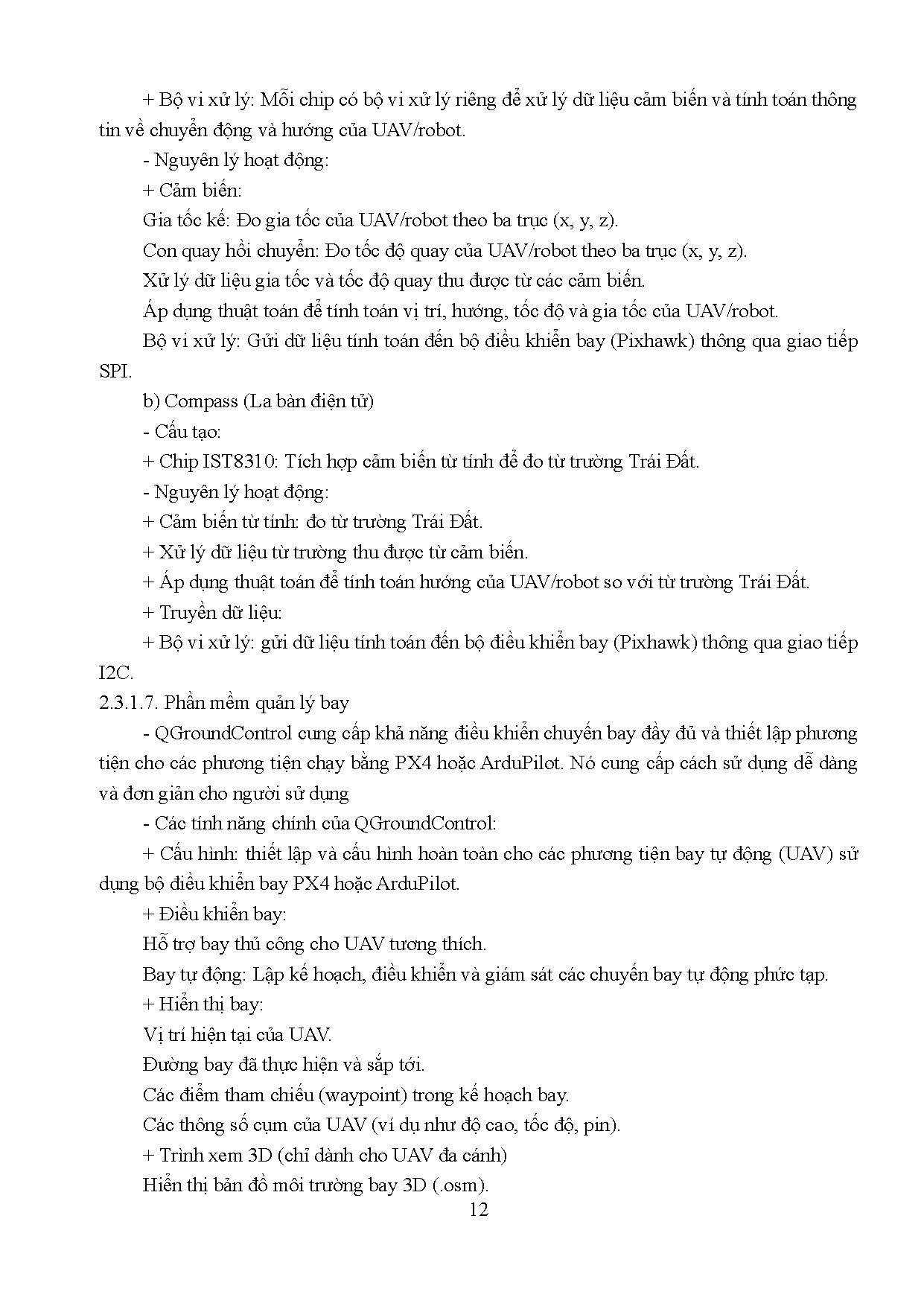 Đồ án tốt nghiệp - Nghiên cứu thuật toán điều khiển tránh né vật cản cho UAV - Trang 25