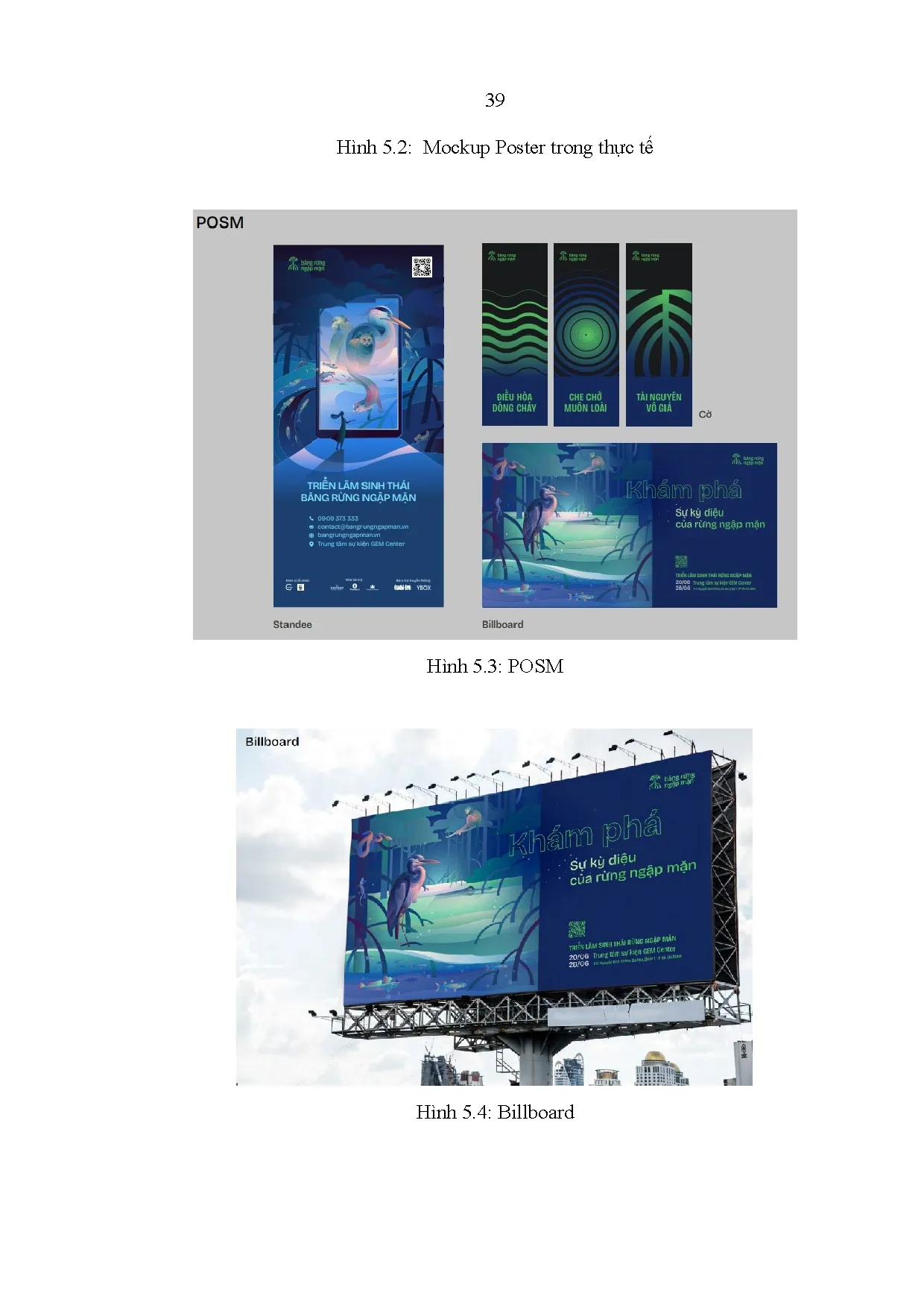 Đồ án tốt nghiệp - Thiết kế sự kiện triển lãm sinh thái Băng rừng ngập mặn - Trang 51