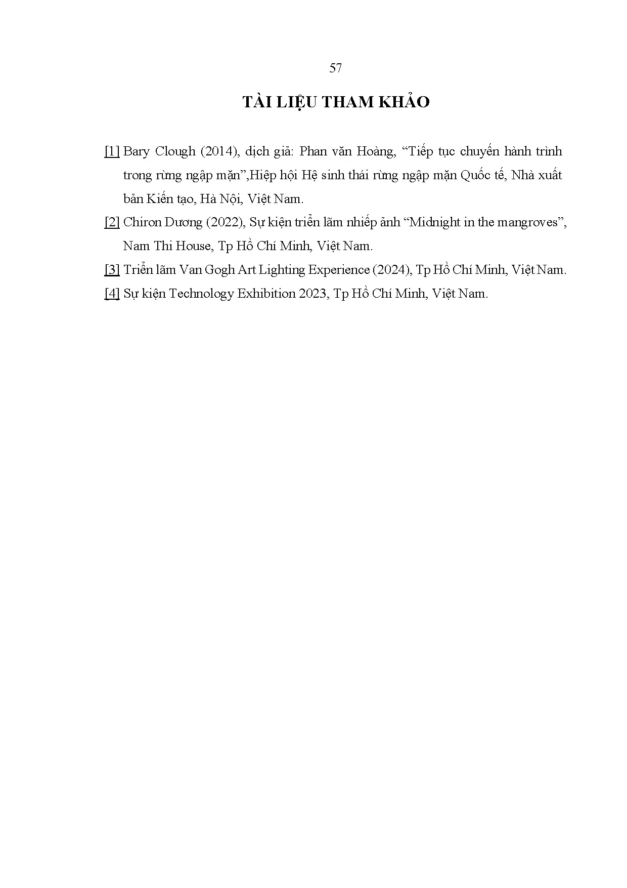 Đồ án tốt nghiệp - Thiết kế sự kiện triển lãm sinh thái Băng rừng ngập mặn - Trang 69