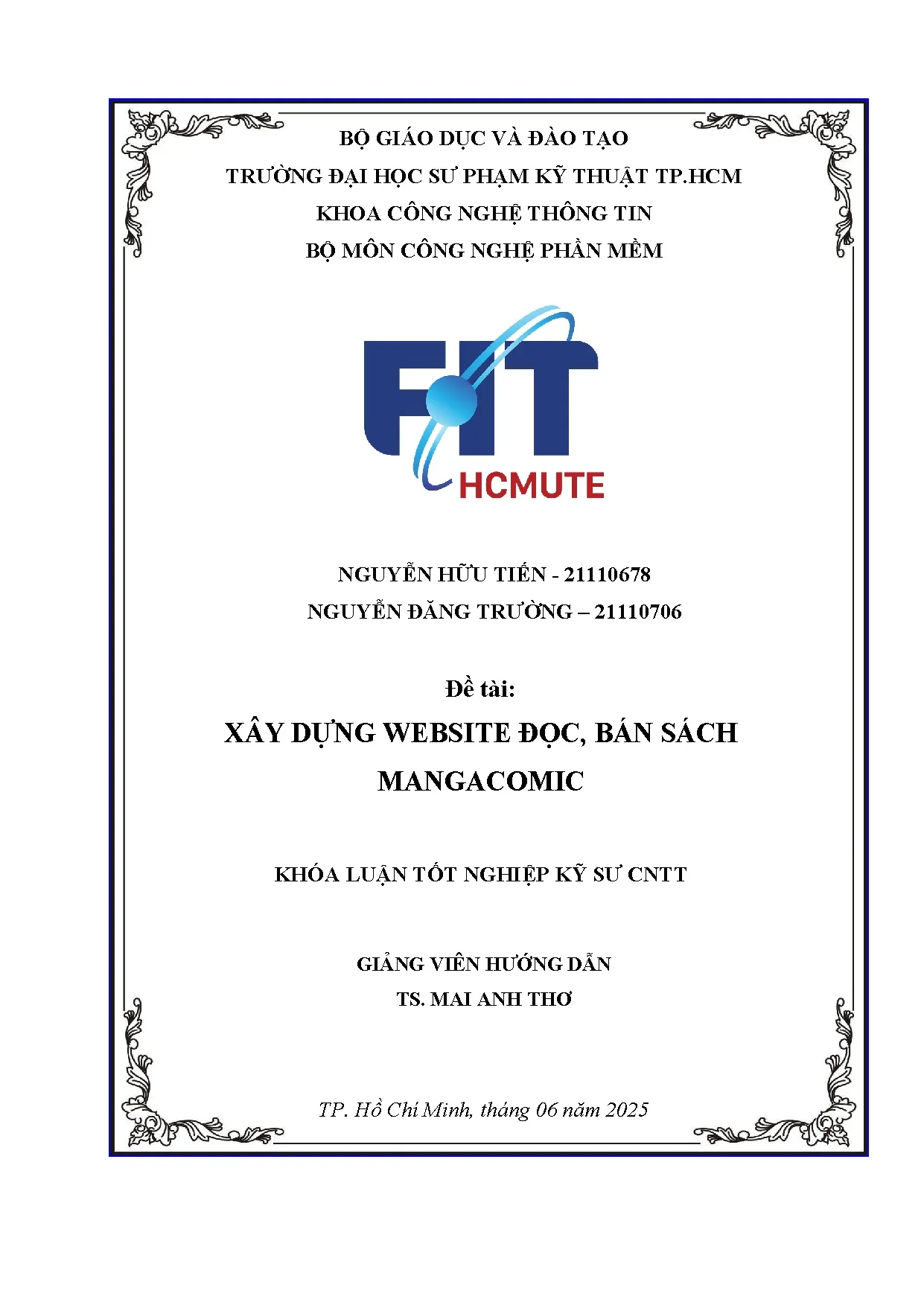 Đồ án tốt nghiệp - Xây dựng Website đọc, bán sách Mangacomic - Trang 2