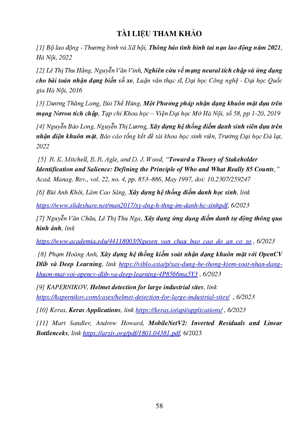 Ảnh một số trang tài liệu