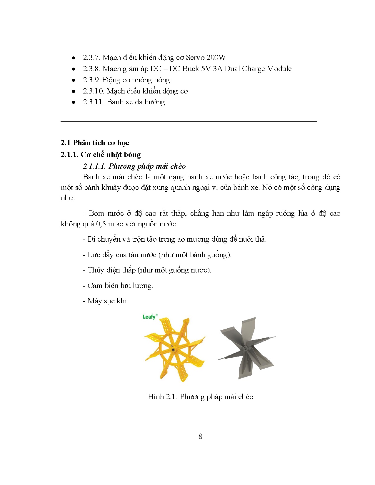 Đồ án tốt nghiệp - Thiết kế và chế tạo thiết bị tự động thu gom bóng Tennis: Đồ án TNKĐTCLCNCNKTCĐT - Trang 24