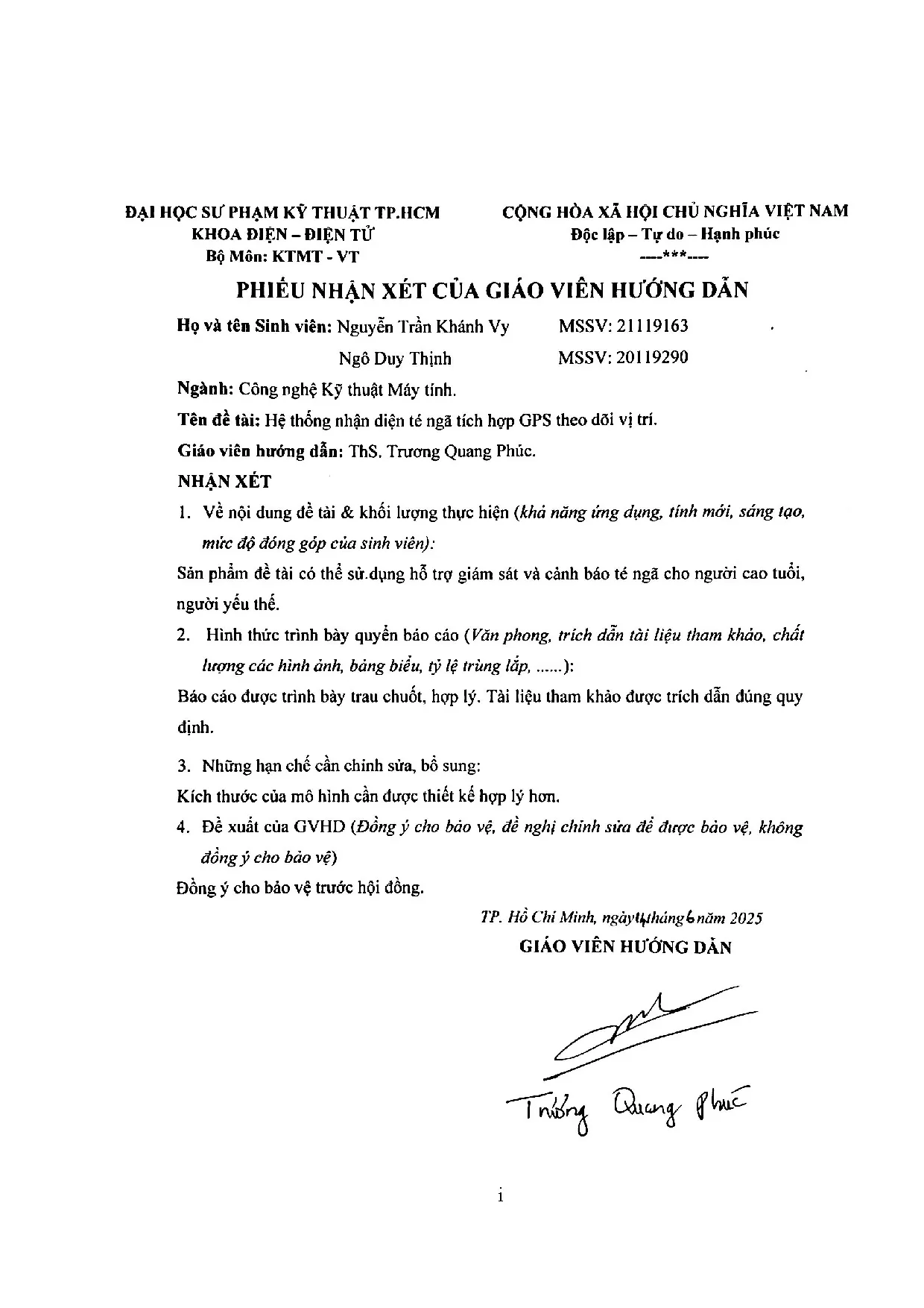 Đồ án tốt nghiệp - Hệ thống nhận diện tai nạn té ngã, tích hợp GPS theo dõi vị trí - Trang 3