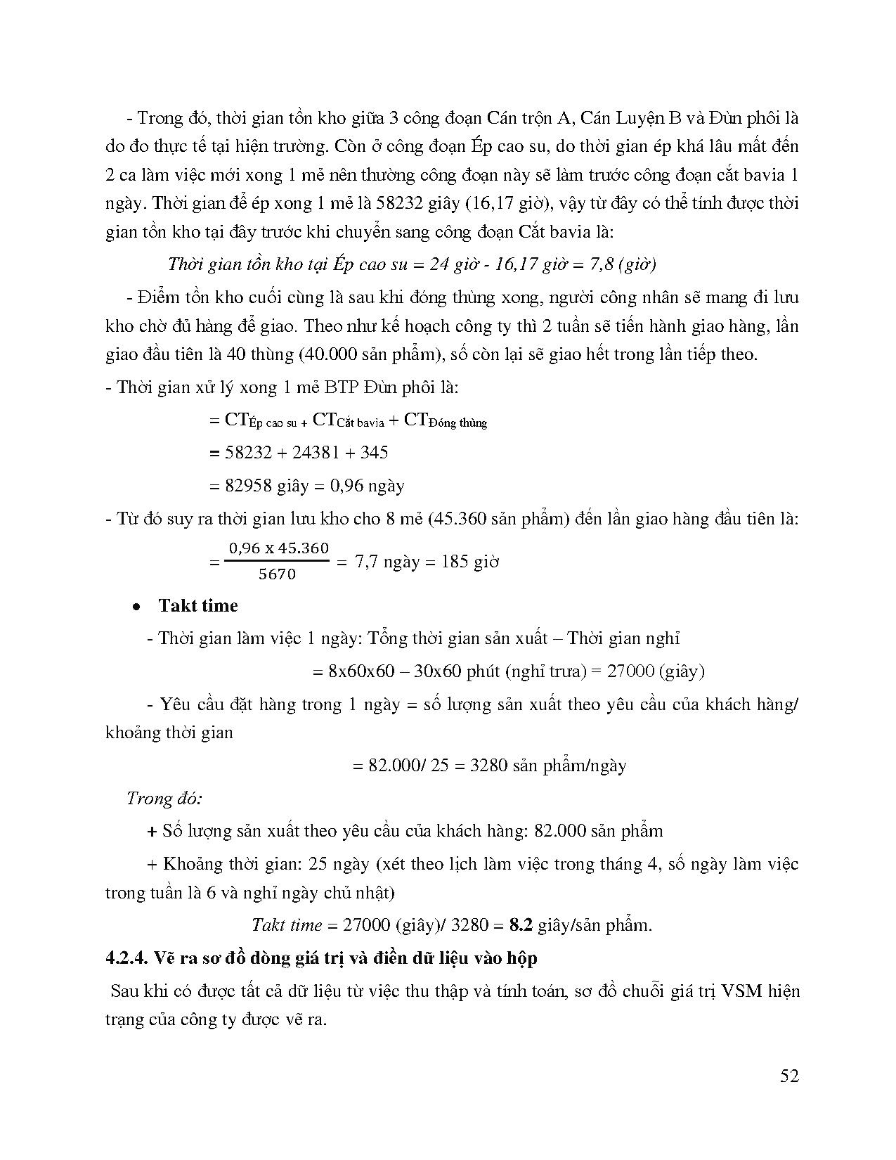 Đồ án tốt nghiệp - Cải tiến hiệu quả sản xuất sử dụng sơ đồ dòng giá trị VSM và CCMPL - MTHTCTTTL - Trang 76
