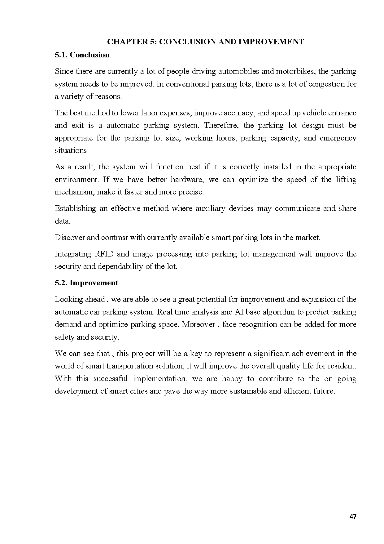 Đồ án tốt nghiệp - Research, design and implementation of an automatic car parking system - Trang 54