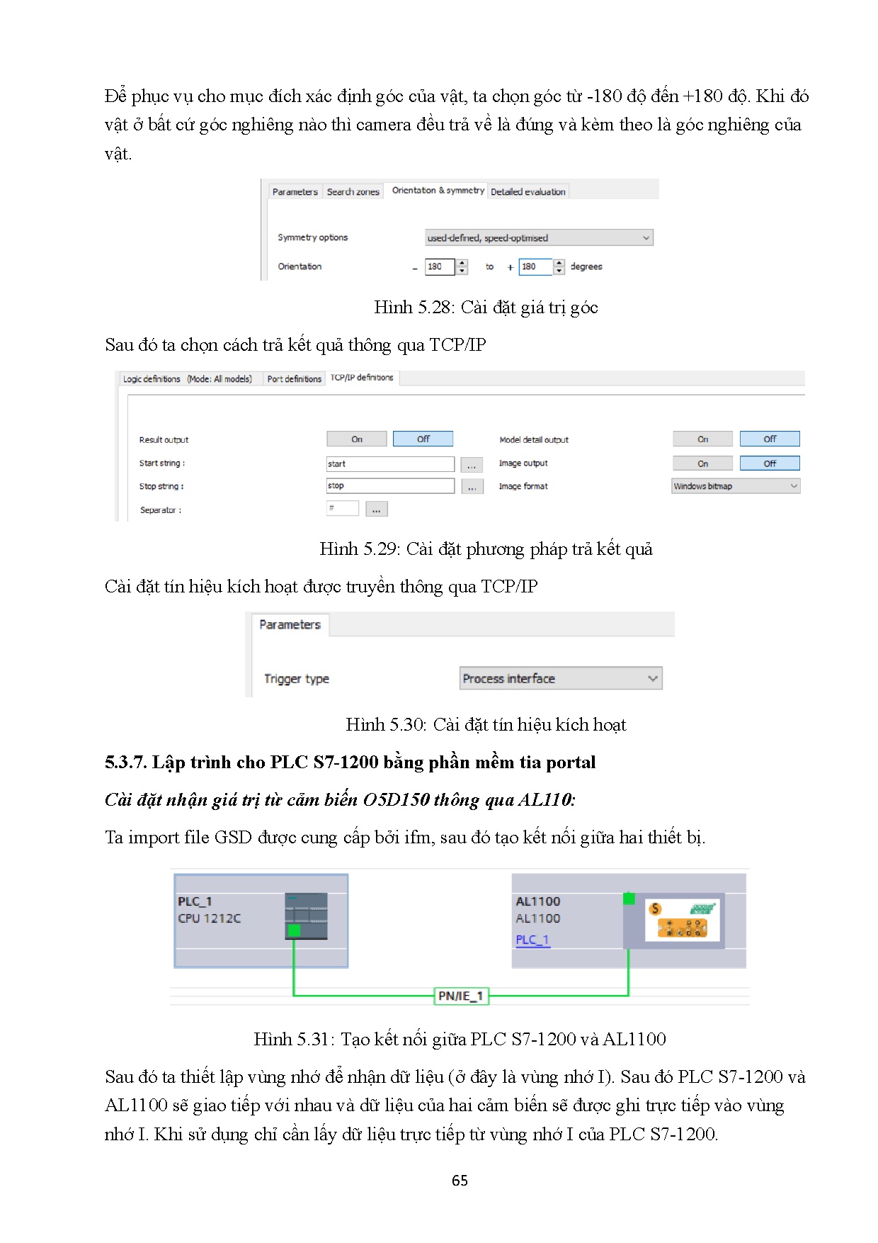 Đồ án tốt nghiệp - Điều khiển tay máy 5 bậc tự do ứng dụng trong xếp sản phẩm và điều khiển CĐBCĐT - Trang 84