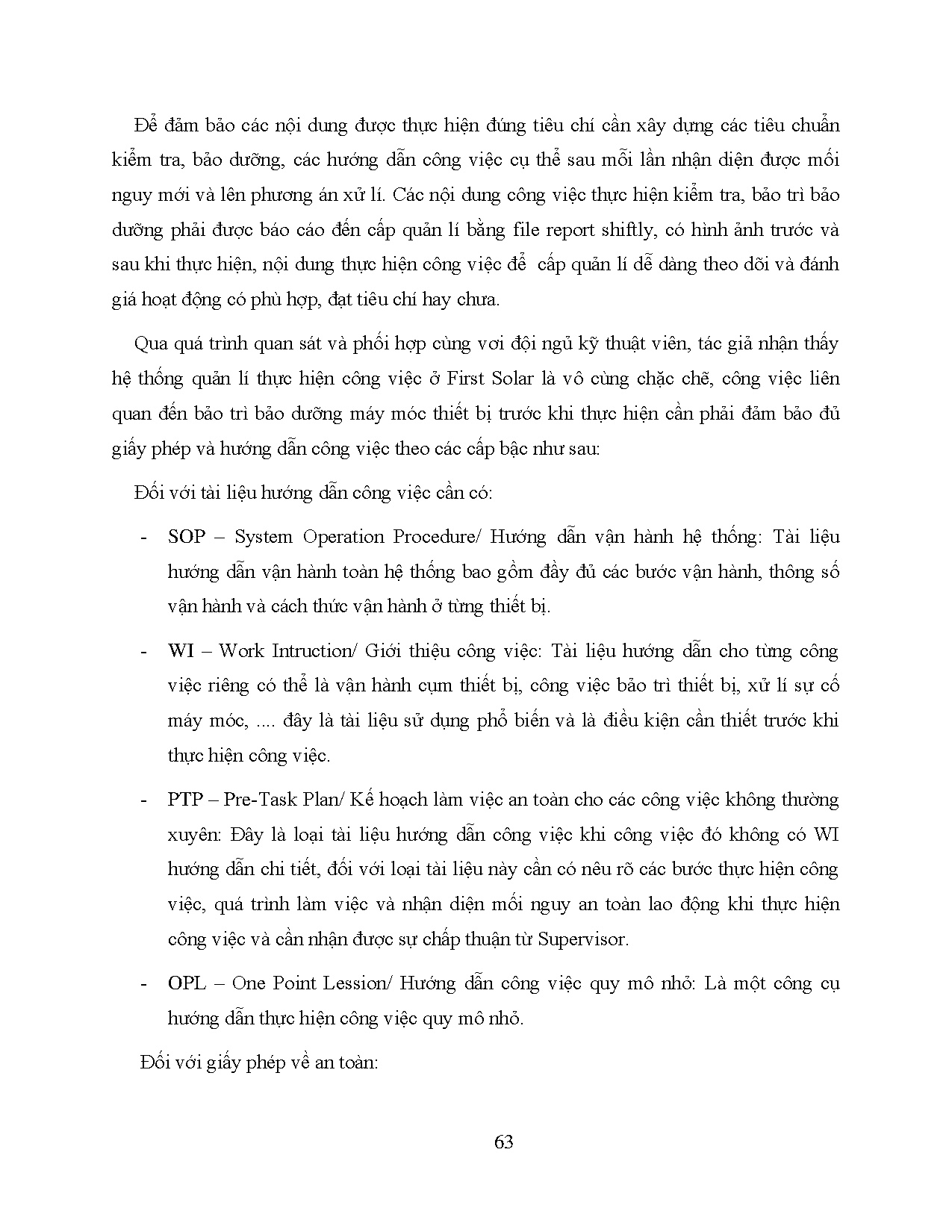 Đồ án tốt nghiệp - Áp dụng các công cụ của lean nhận diện và đề xuất phương ÁLBLPGNCHSCBPRTCTTSXFSVN - Trang 86