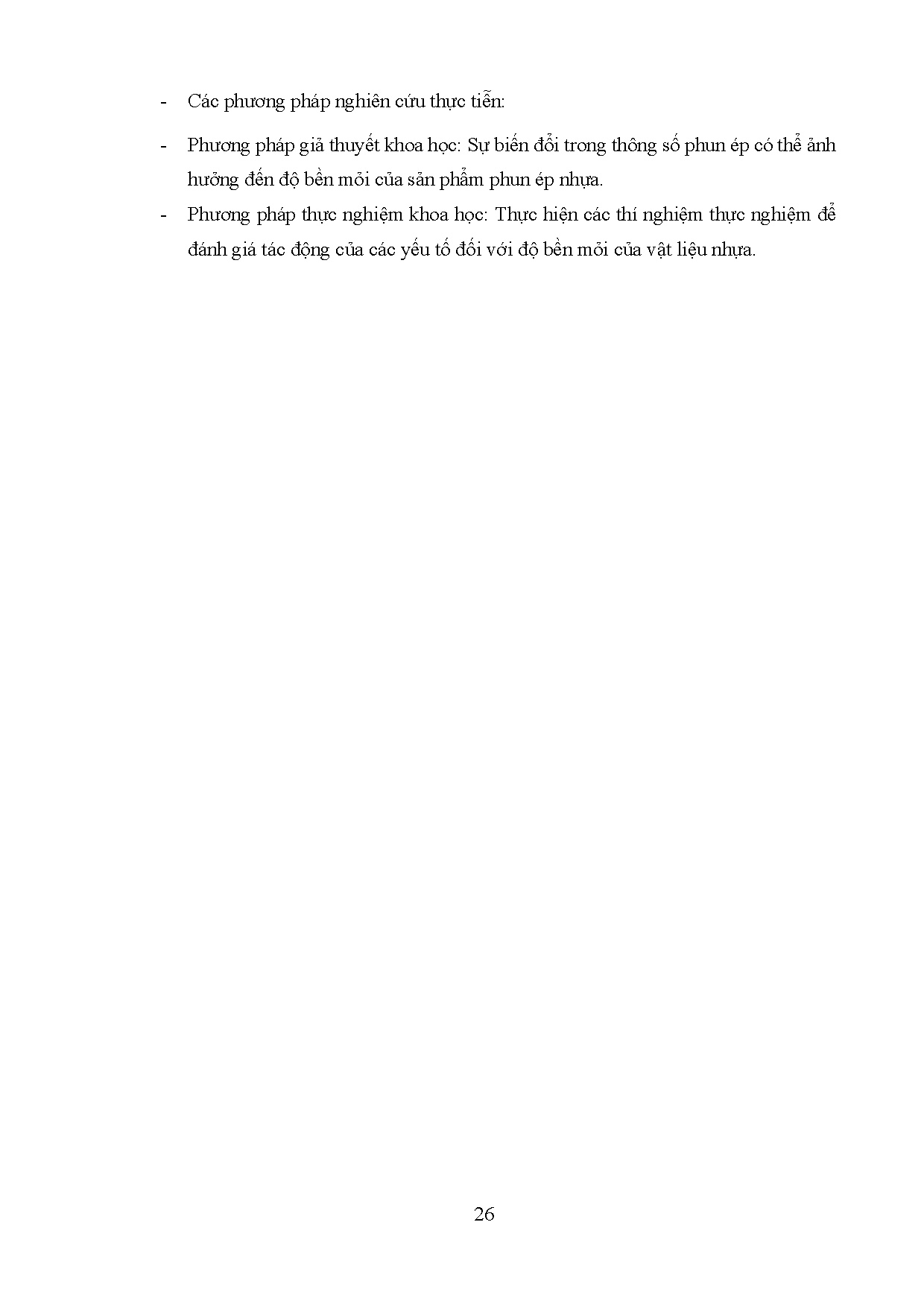 Đồ án tốt nghiệp - Nghiên cứu đặc điểm độ bền mỏi xoắn của chi tiết nhựa - Trang 25