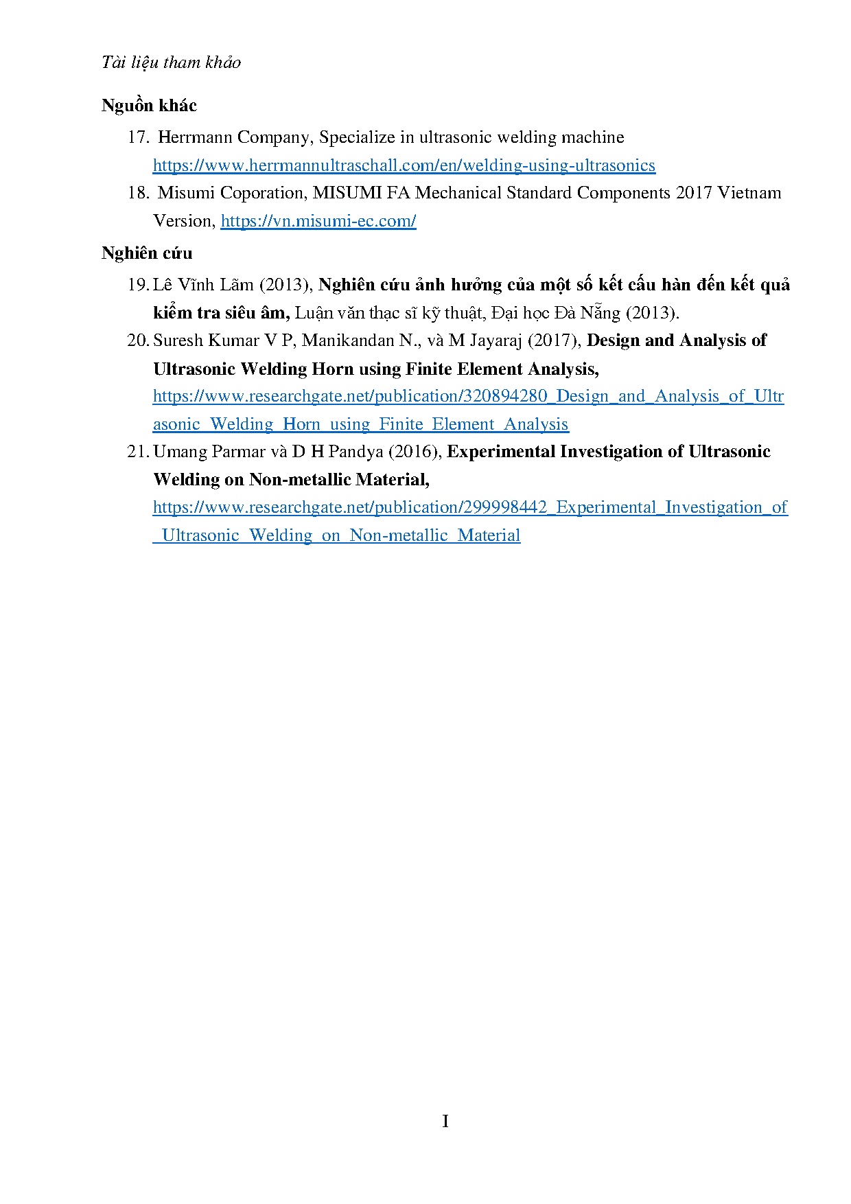 Đồ án tốt nghiệp - Nghiên cứu hàn siêu âm - thiết kế chế tạo khuôn gá linh hoạt CMHSÂTDCSXTCTTĐTFVN - Trang 124