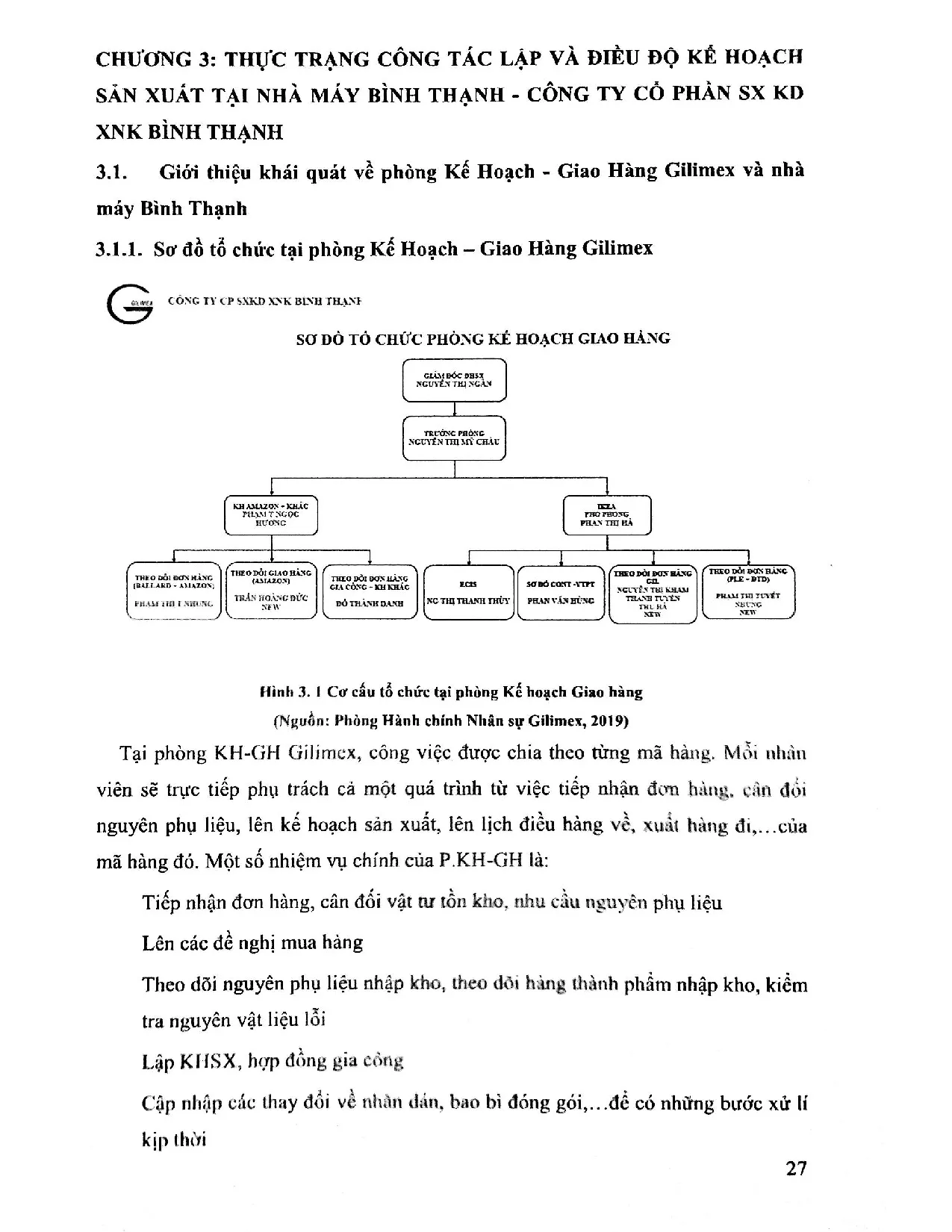 Đồ án tốt nghiệp - Một số giải pháp nhằm hoàn thiện công tác lập và điều độ KHSXTNMBTCTCPSXKDVXNKBT - Trang 35