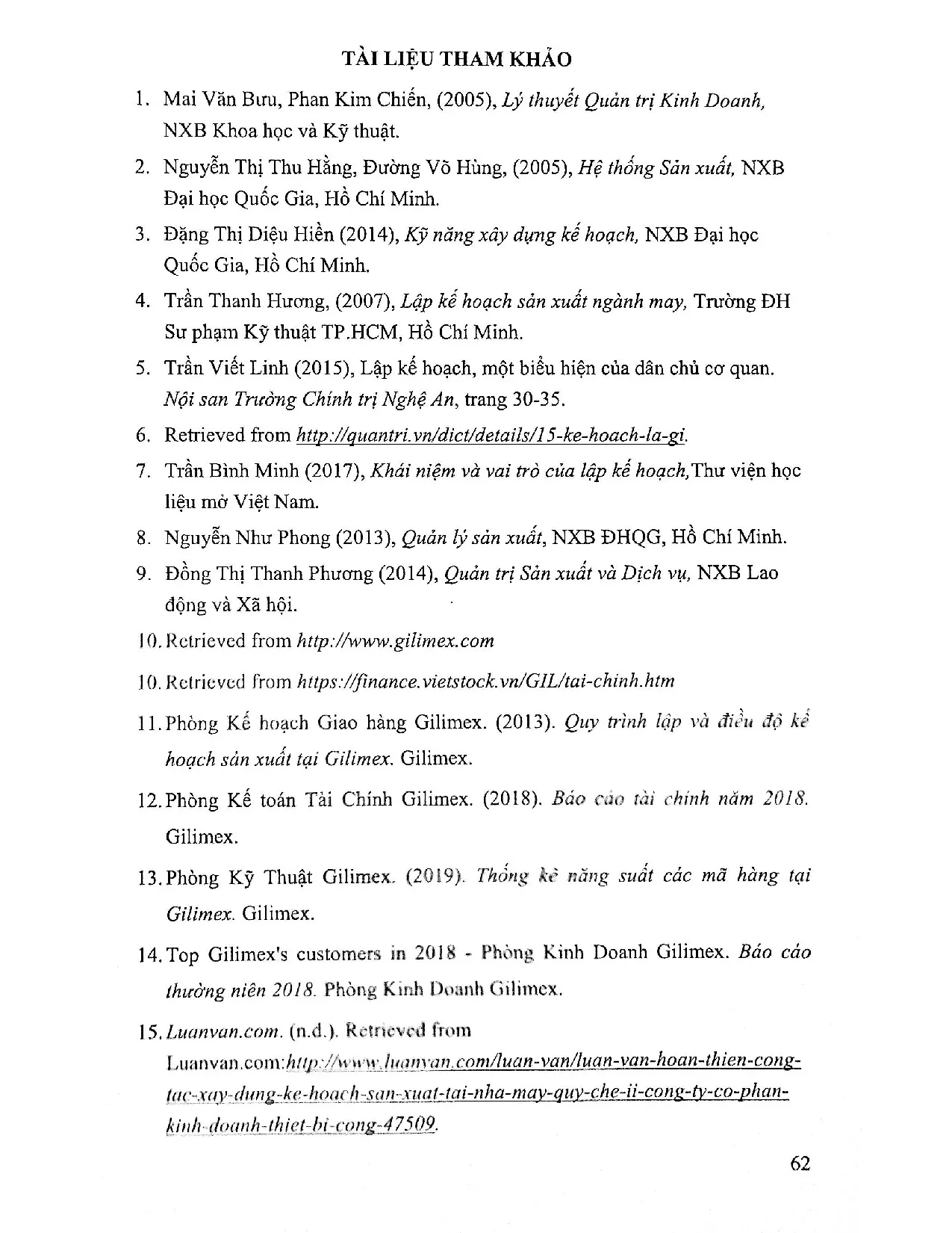 Đồ án tốt nghiệp - Một số giải pháp nhằm hoàn thiện công tác lập và điều độ KHSXTNMBTCTCPSXKDVXNKBT - Trang 70