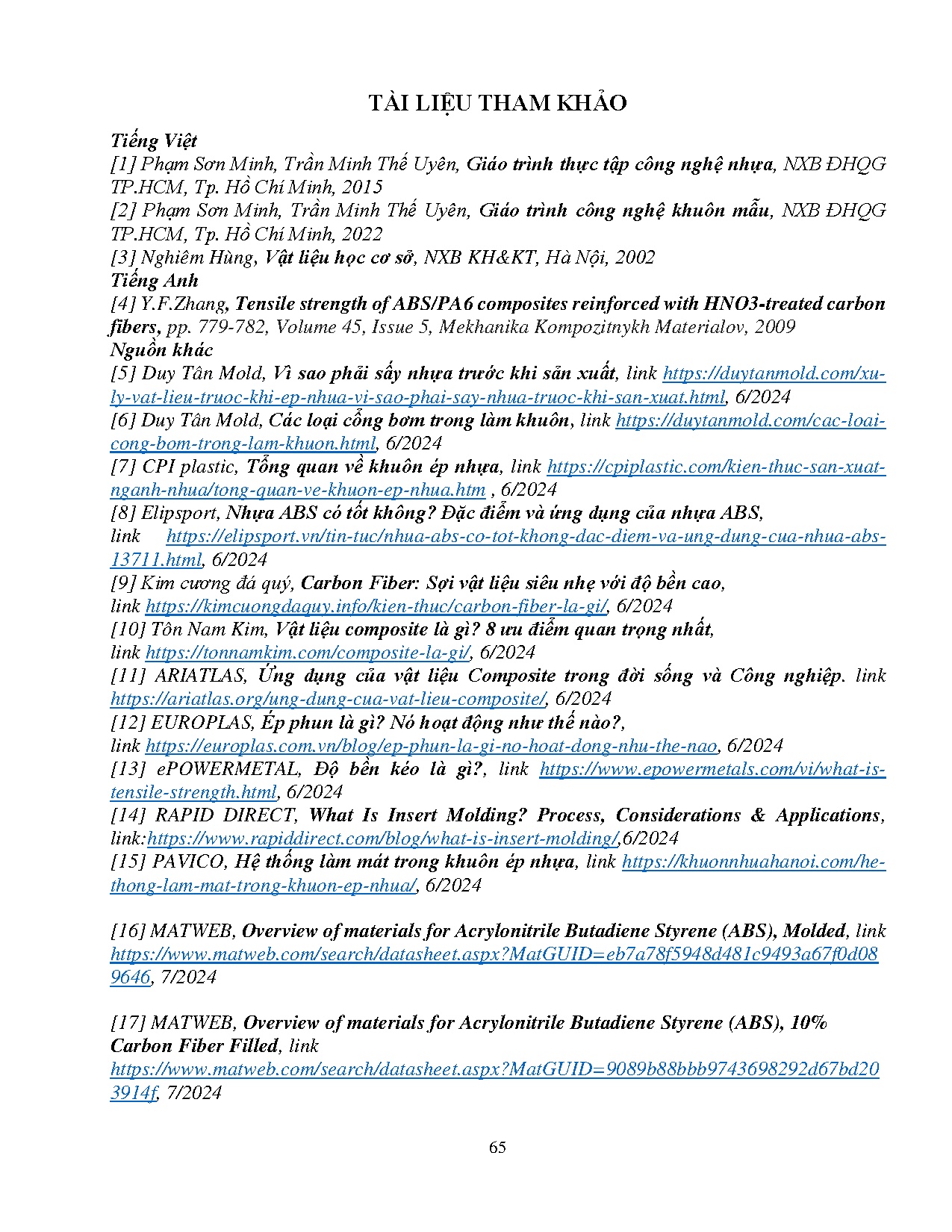 Ảnh một số trang tài liệu