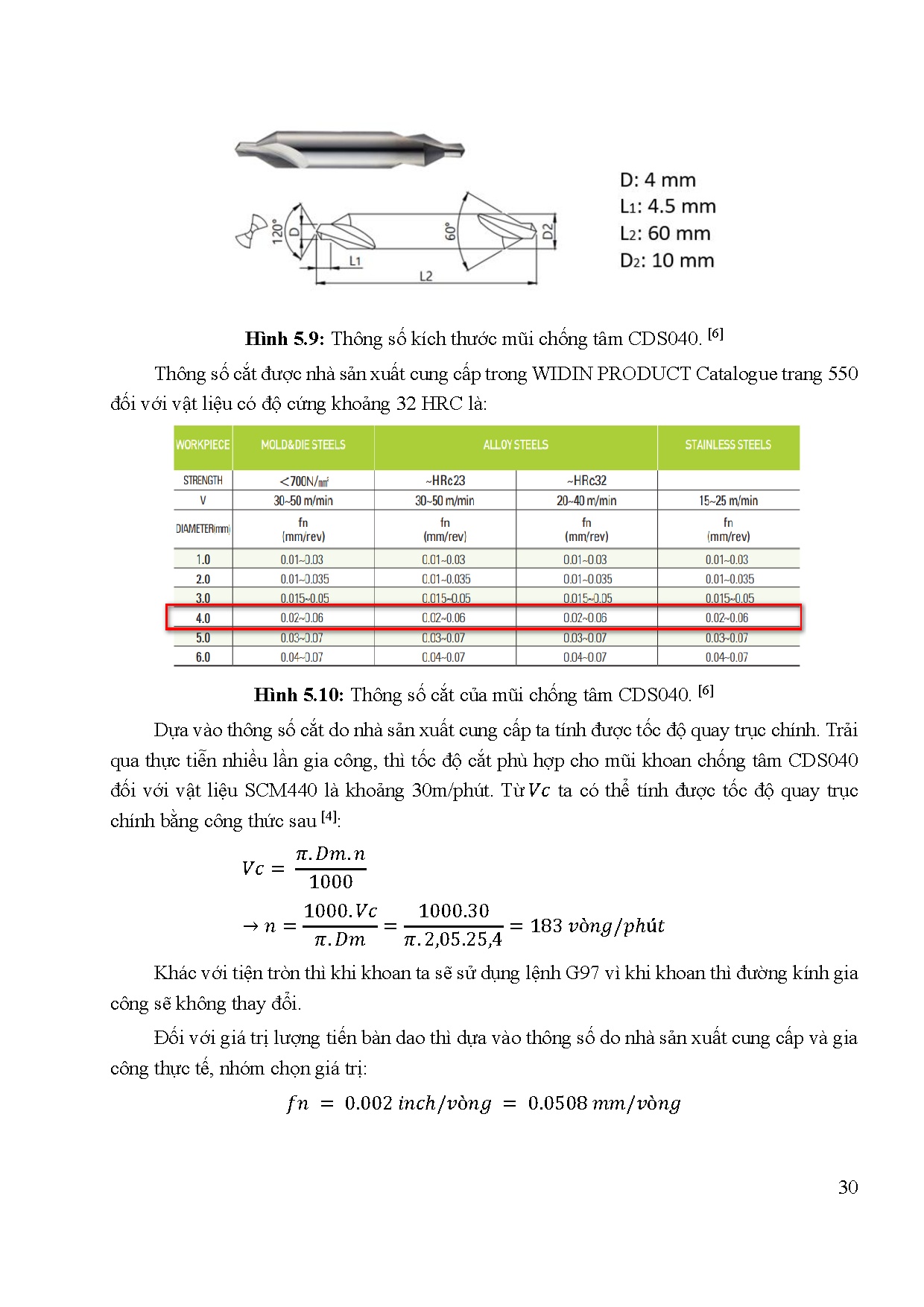 Đồ án tốt nghiệp - Thiết kế và chế tạo cán dao tiện lỗ - Trang 46