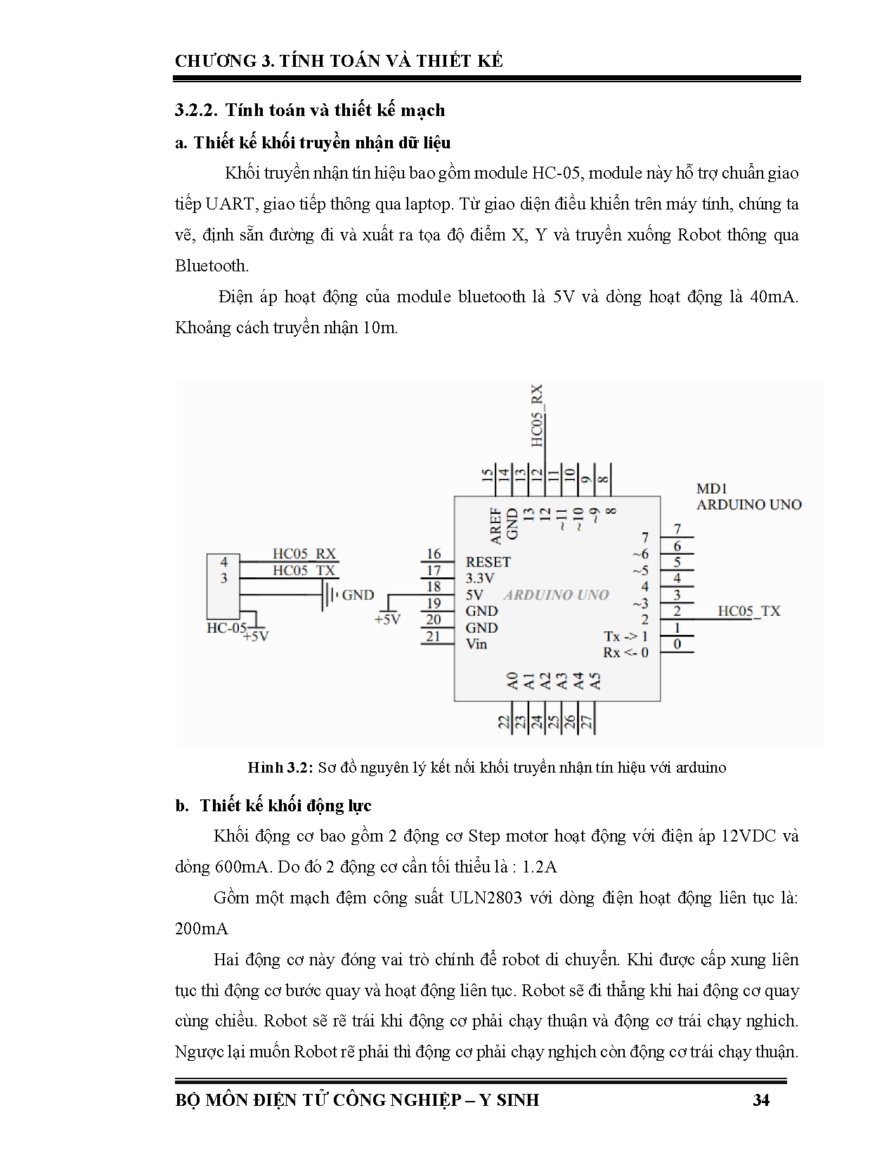 Đồ án tốt nghiệp - Điều khiển Robot tự hành - Trang 27