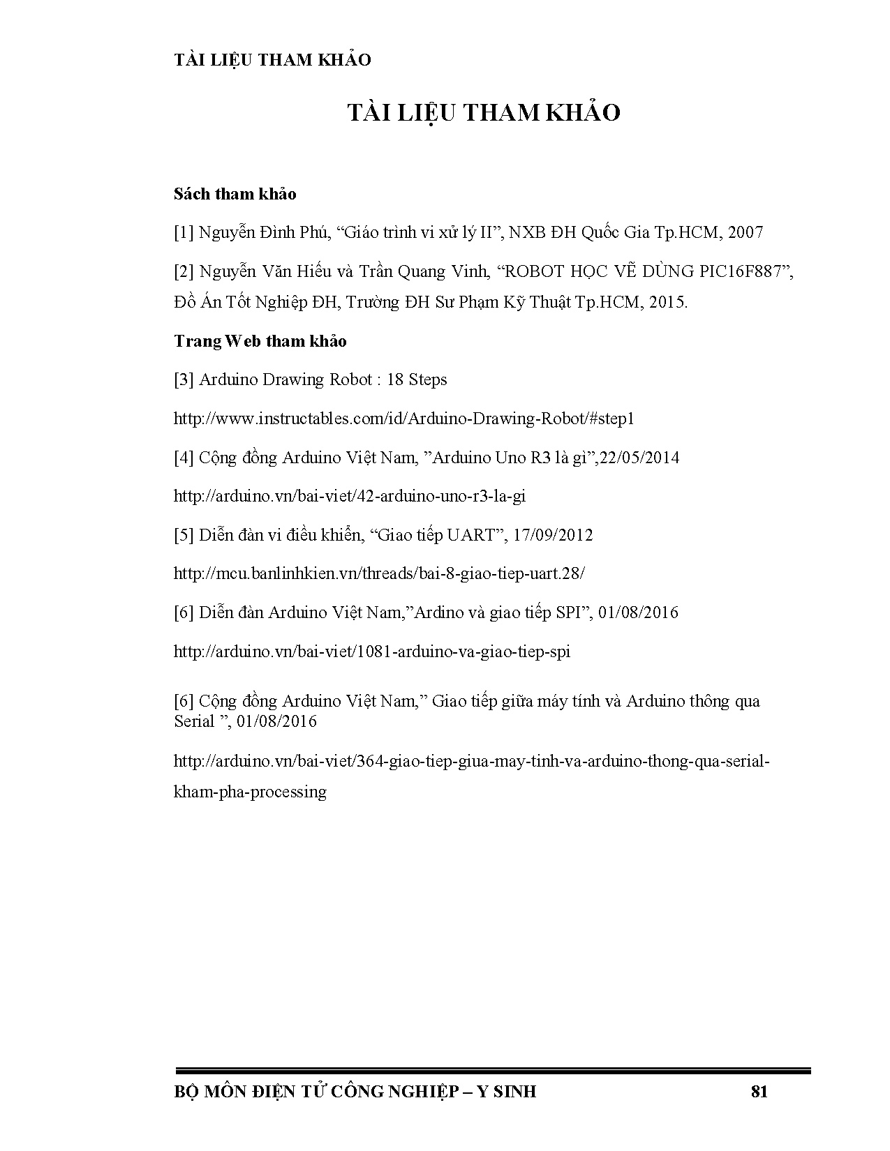 Đồ án tốt nghiệp - Điều khiển Robot tự hành - Trang 81