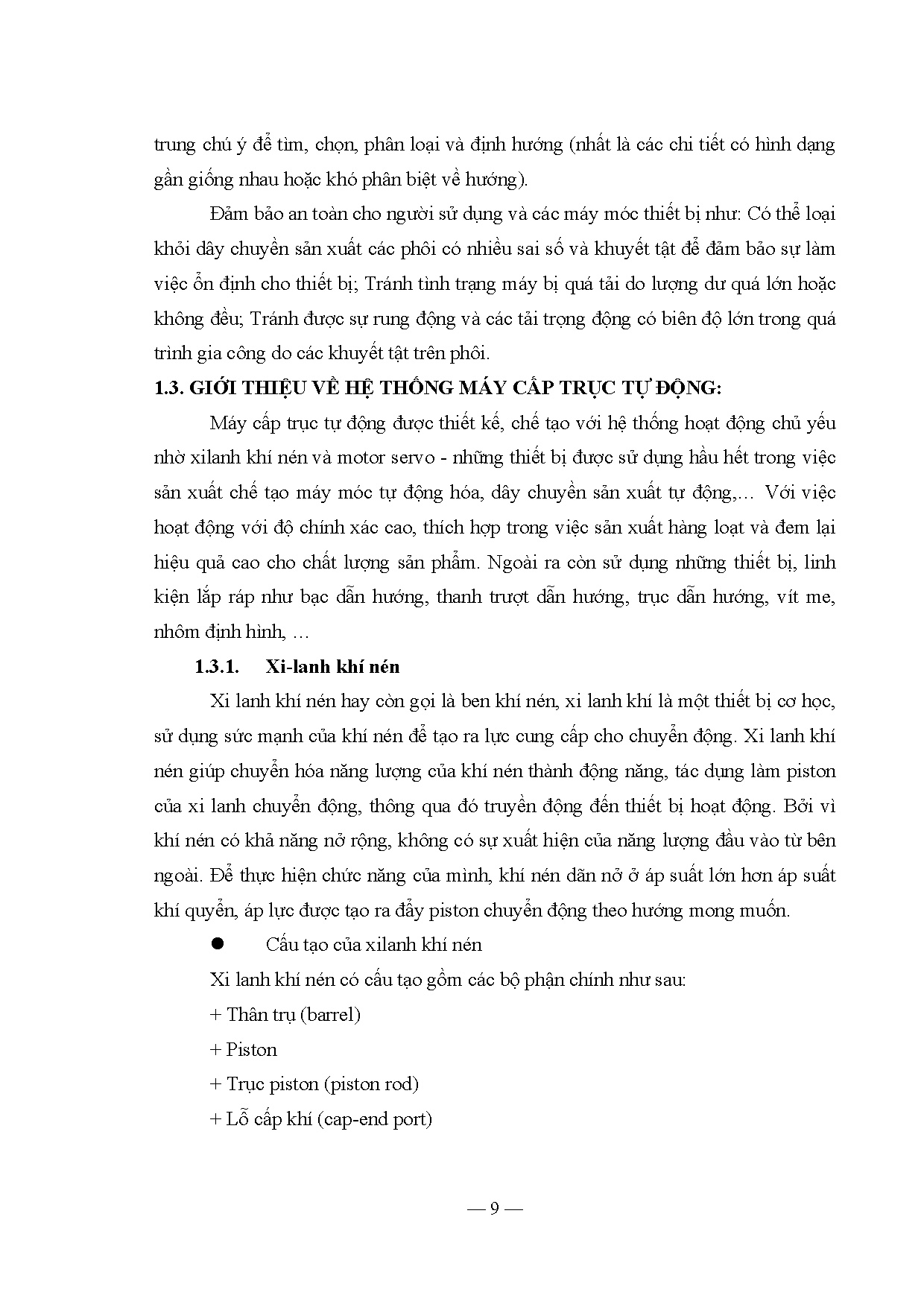 Đồ án tốt nghiệp - Nghiên cứu, thiết kế và chế tạo máy cấp trục tự động cho máy lăn nhám trục ĐCS - Trang 22