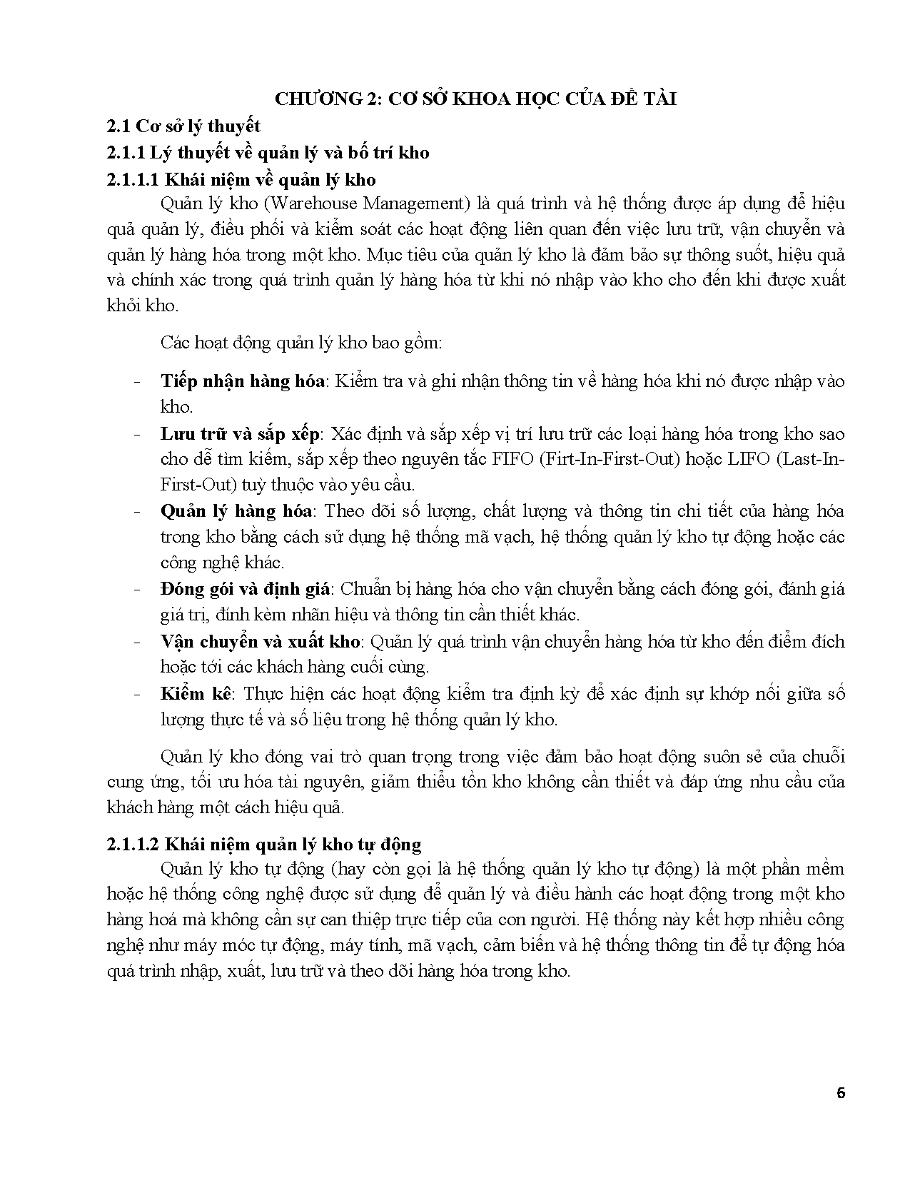Đồ án tốt nghiệp - Phân tích vận hành kho và cải tiến bằng mô phỏng logic - Trang 20