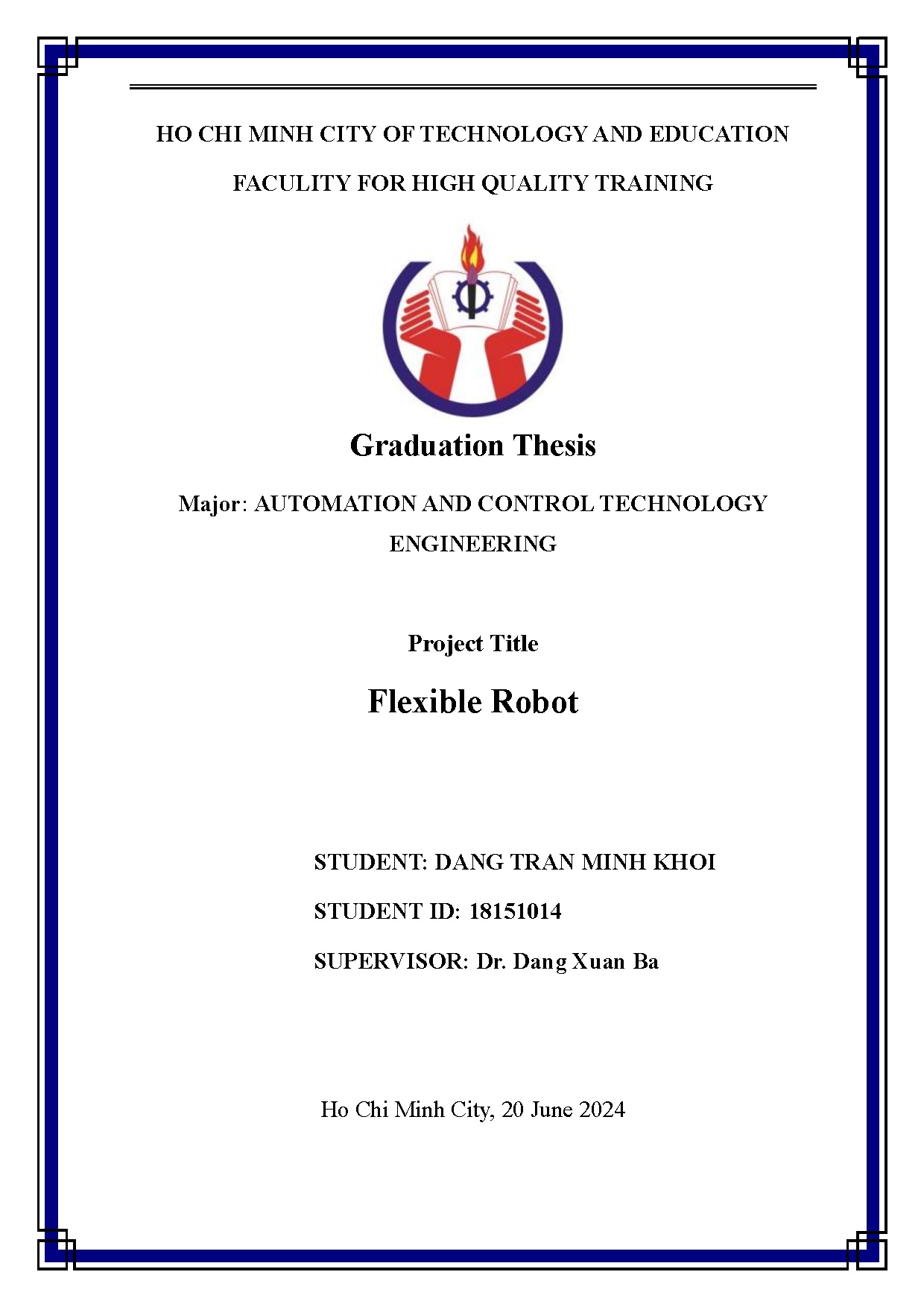 Đồ án tốt nghiệp - Flexible robot