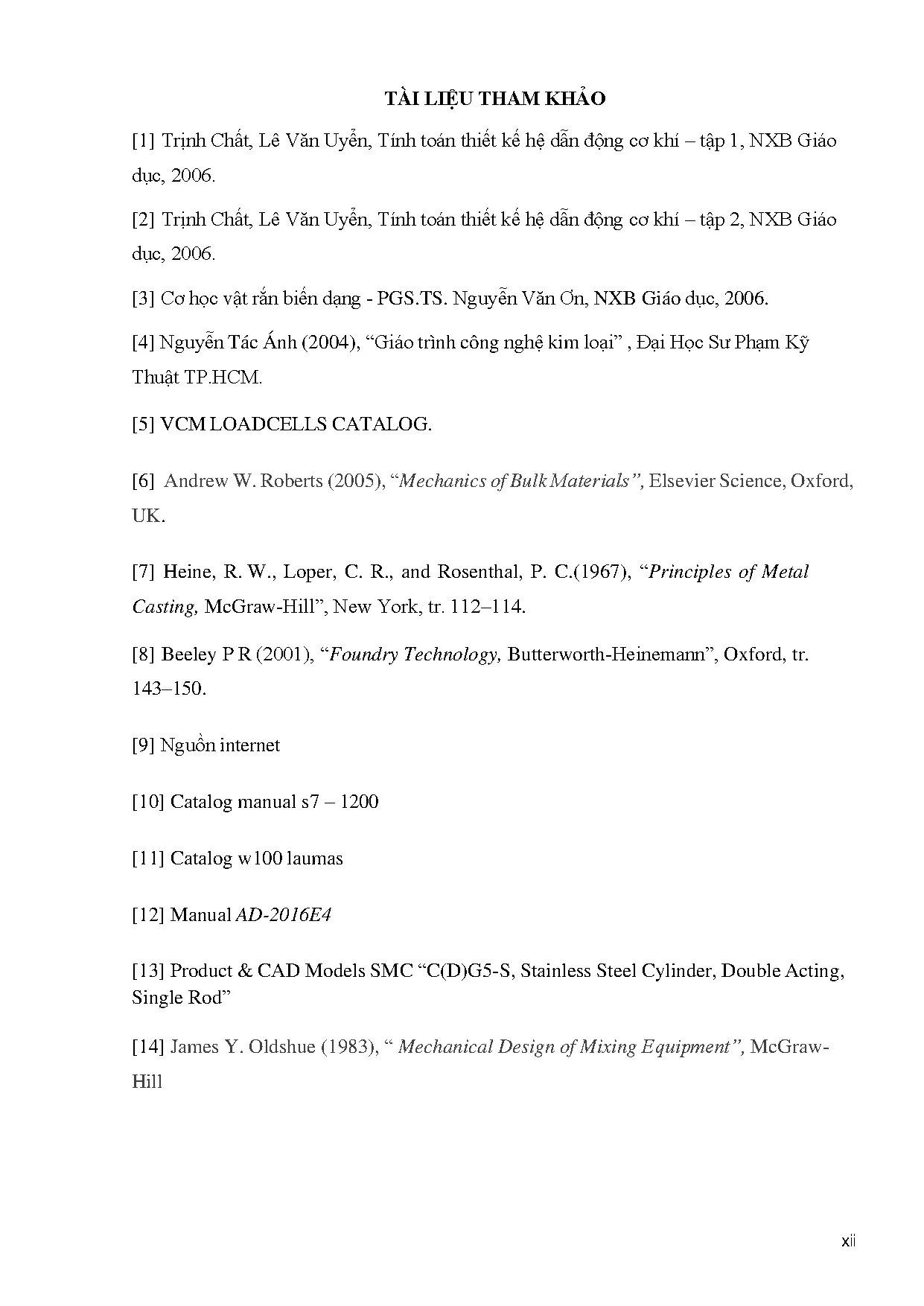 Đồ án tốt nghiệp - Mô hình hệ thống điều khiển trạm trộn cát đúc - Trang 132