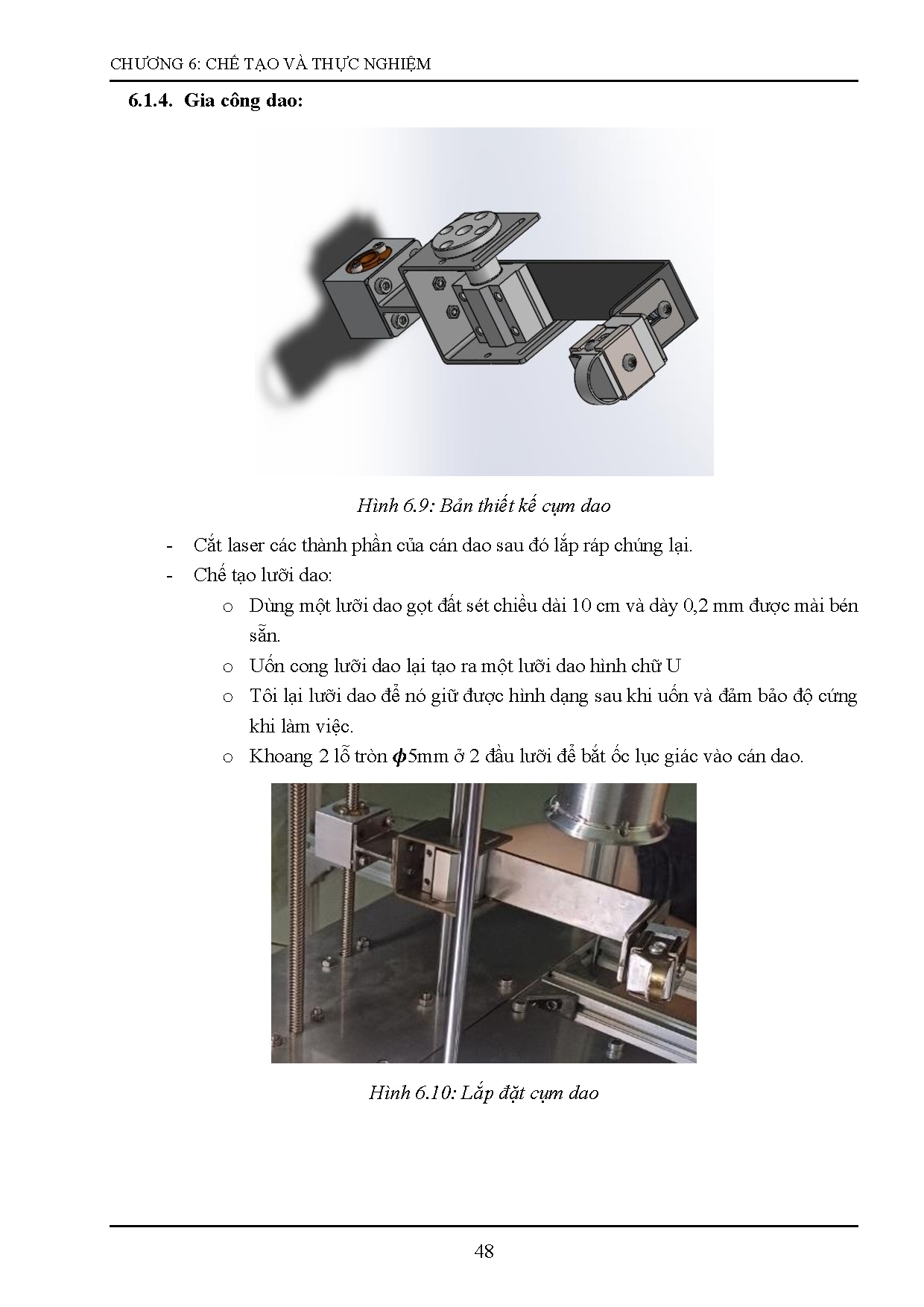 Đồ án tốt nghiệp - Thiết kế và thi công máy gọt vỏ cho quả dứa - Trang 63