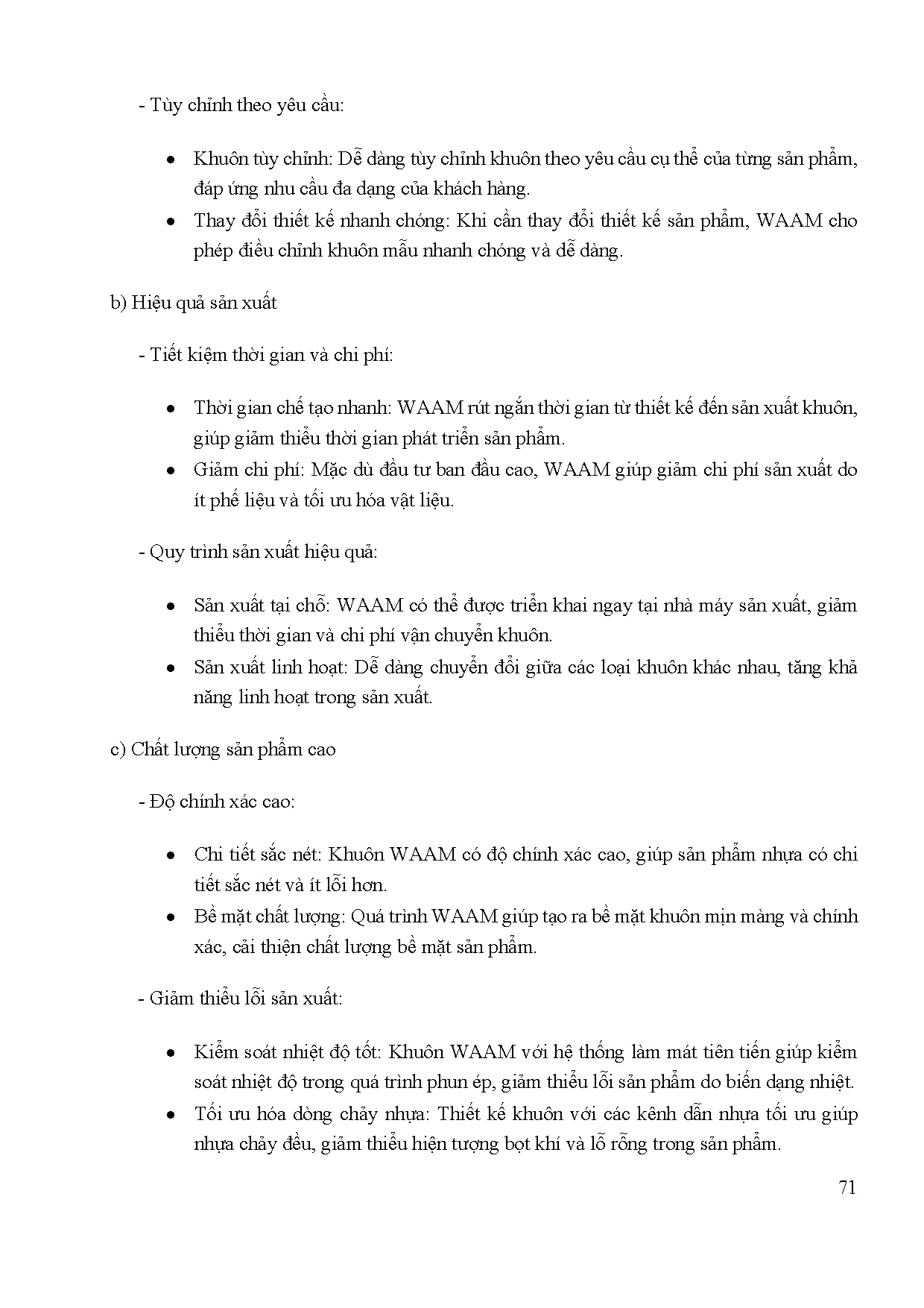 Đồ án tốt nghiệp - Nghiên cứu ứng dụng phương pháp WAAM trong chế tạo khuôn cho sản phẩm nhựa dạng 2 - Trang 73