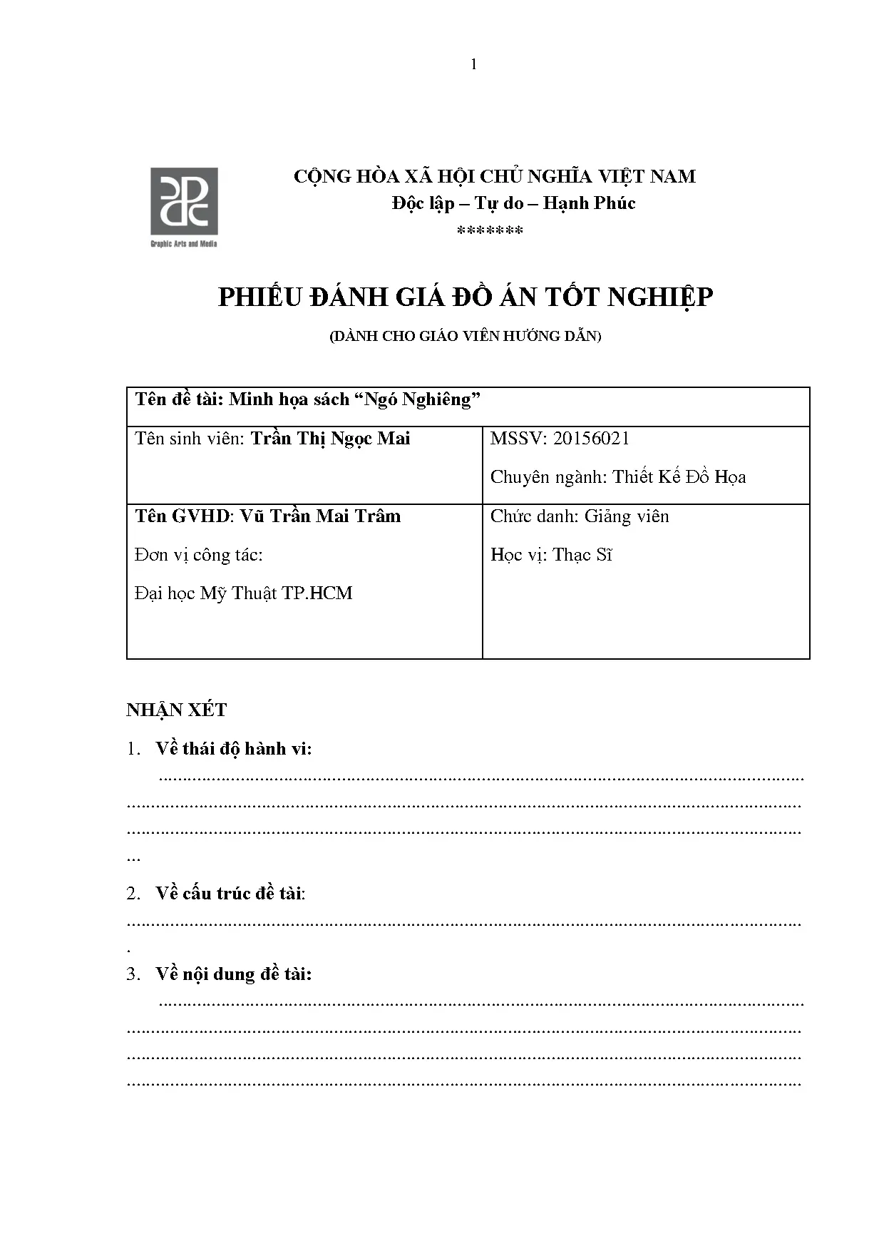 Đồ án tốt nghiệp - Minh họa sách “Ngó Nghiêng” - Trang 4