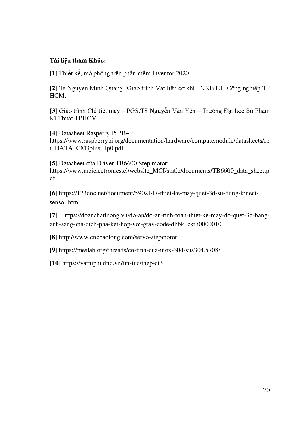 Đồ án tốt nghiệp - Nghiên cứu, thiết kế và chế tạo máy quét 3D hồng ngoại - Trang 70