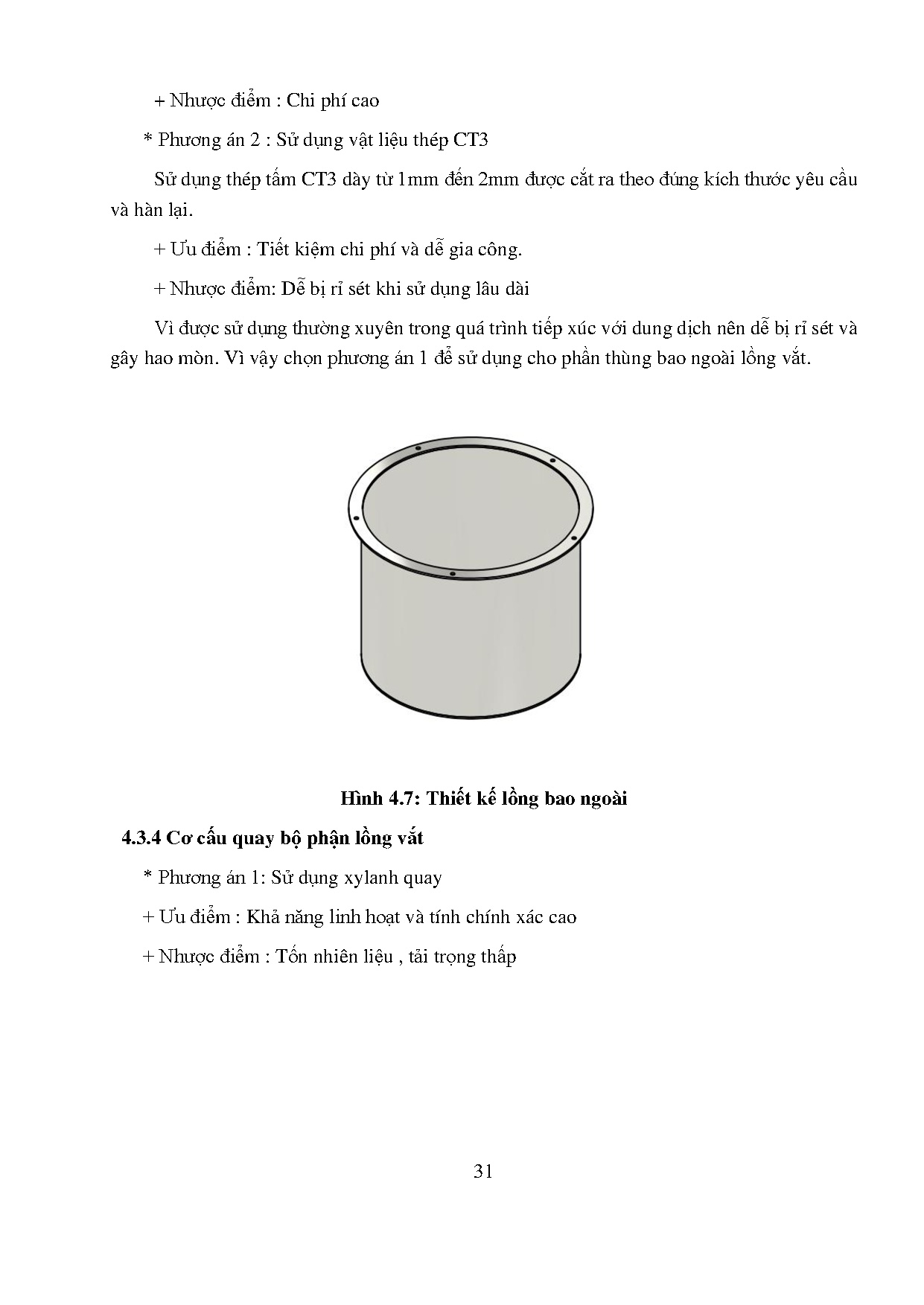 Đồ án tốt nghiệp - Thiết kế, chế tạo máy tách dung dịch tưới nguội ra khỏi phoi tiện - Trang 45