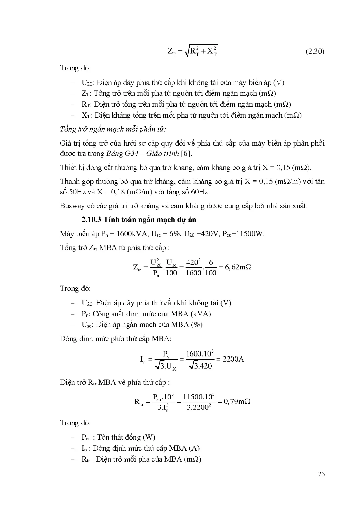 Đồ án tốt nghiệp - Thiết kế cung cấp điện và ứng dụng công nghệ BIM trong triển khai thi công TNWGH - Trang 40