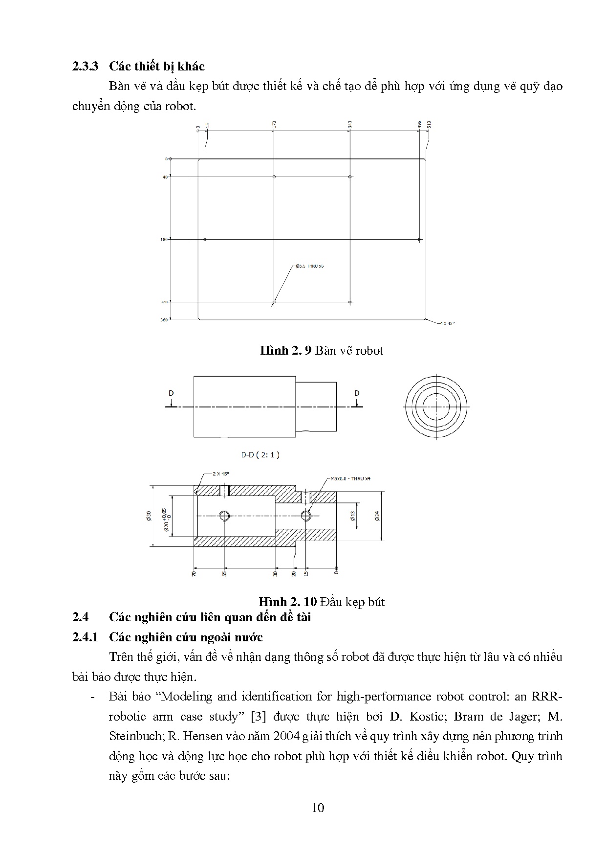 Đồ án tốt nghiệp - Nhận dạng và điều khiển quỹ đạo chuyển động Scara robot - Trang 24