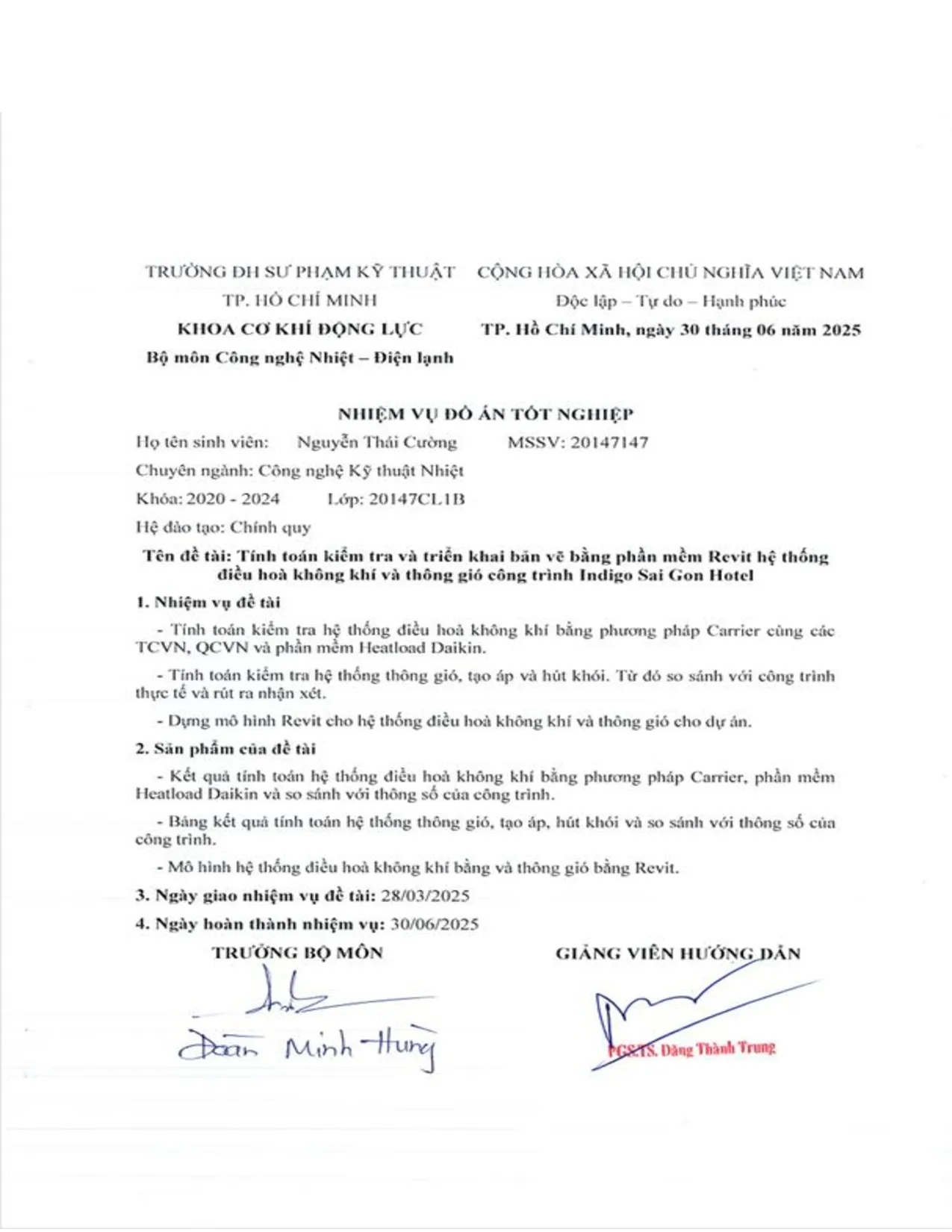 Đồ án tốt nghiệp - Tính toán kiểm tra và triển khai bản vẽ bằng phần mềm Revit hệ TĐHKKVTGCTISGH - Trang 2