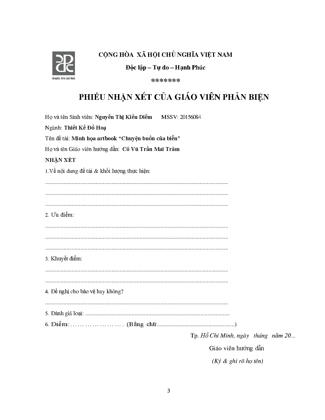 Đồ án tốt nghiệp - Minh họa artbook “Chuyện buồn của biển” - Trang 4