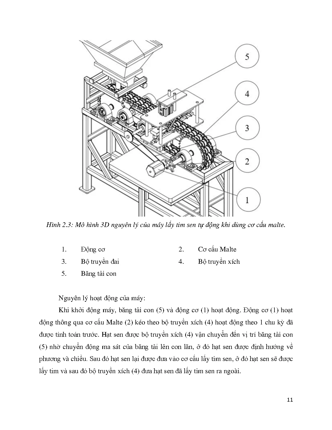 Đồ án tốt nghiệp - Thiết kế và chế tạo mô hình máy lấy tim sen tự động - Trang 26