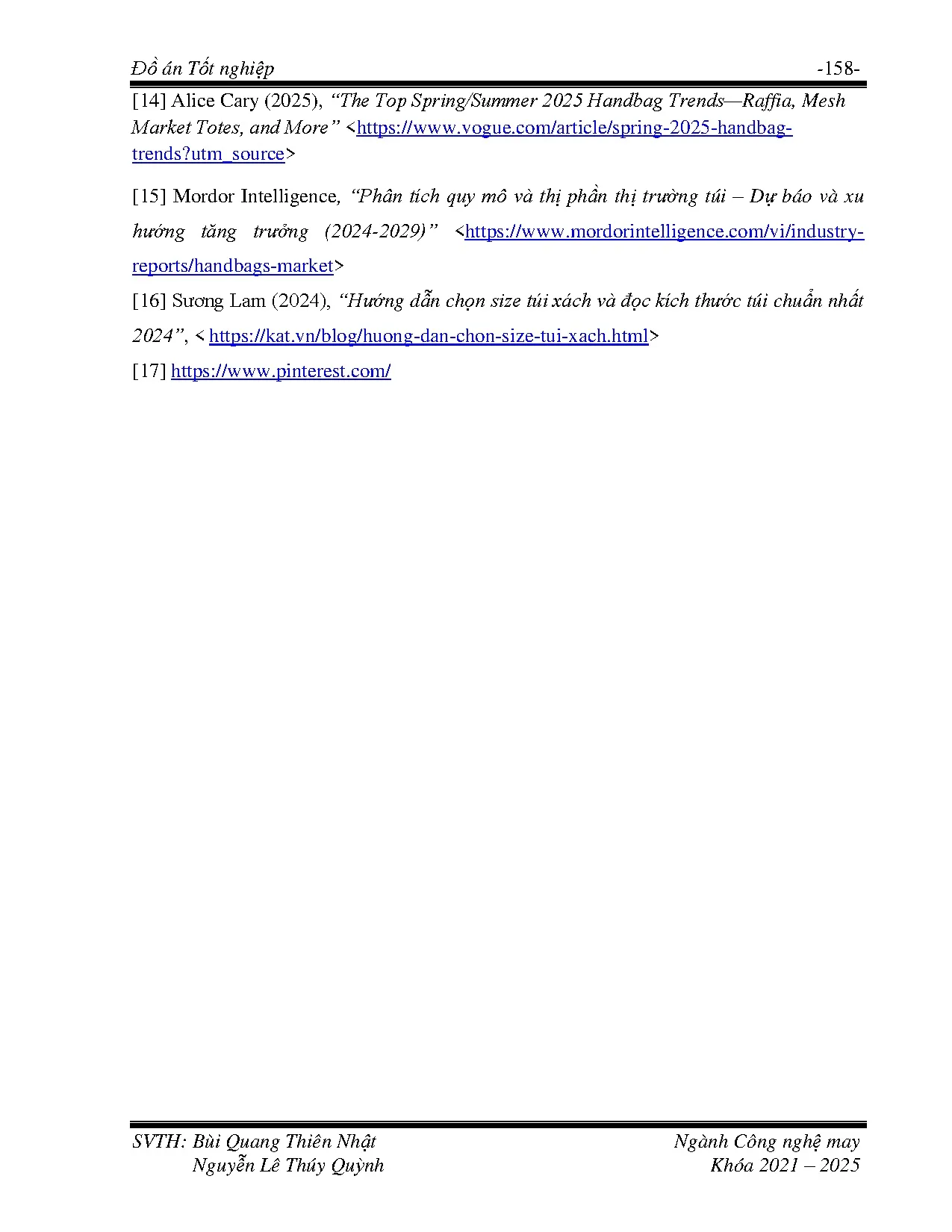 Đồ án tốt nghiệp - Thiết kế túi xách thời trang ứng dụng kỹ thuật Smocking - Trang 175