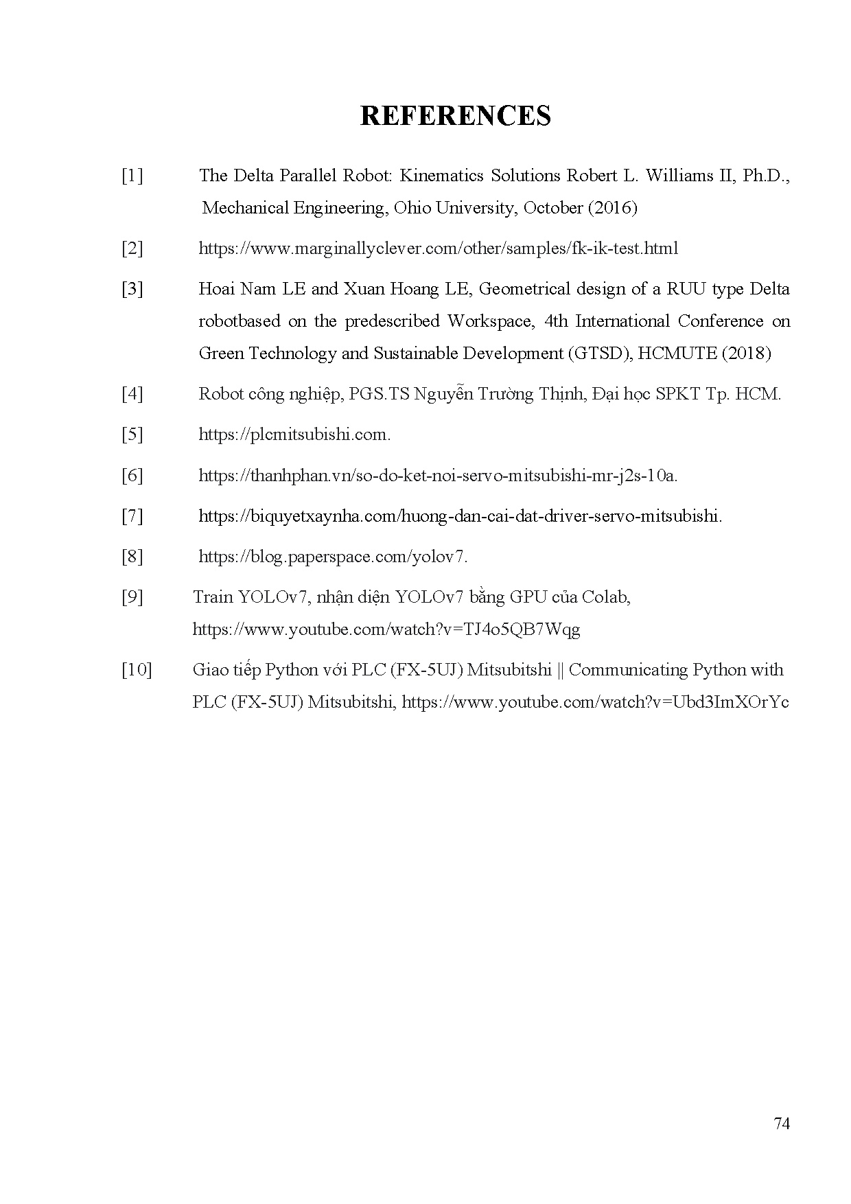 Đồ án tốt nghiệp - Deploying delta robot to a product classifying and sorting system AIPGPOAACET - Trang 88