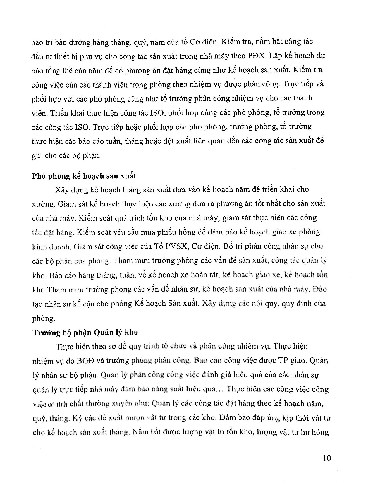 Đồ án tốt nghiệp - Hoàn thiện công tác lên kế hoạch sản xuất (Tại xí nghiệp cơ khí ô TAL - NM ô TCC - Trang 21