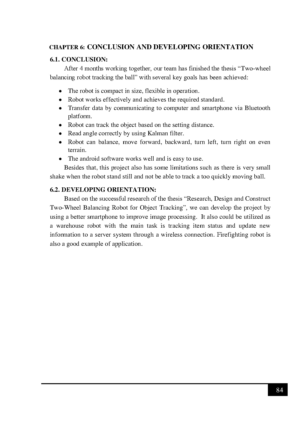 Đồ án tốt nghiệp - Research, design and construct two-wheel balancing robot for object tracking - Trang 102