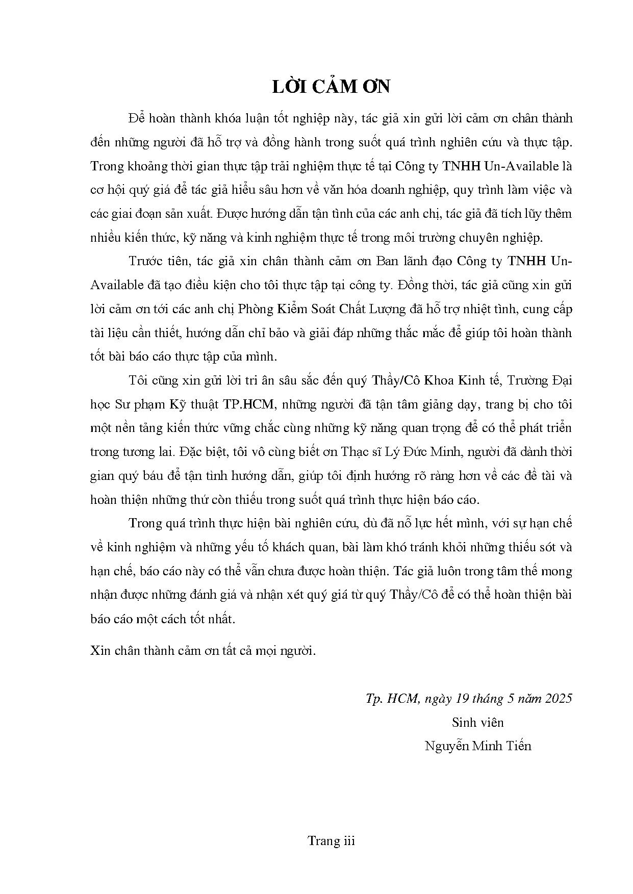 Đồ án tốt nghiệp - Phân tích thực trạng và đề xuất giải pháp kiểm soát chất lượng mã hàng OTCTTU - Trang 4