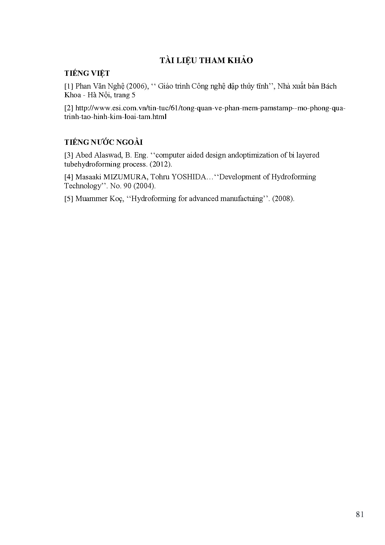 Ảnh một số trang tài liệu